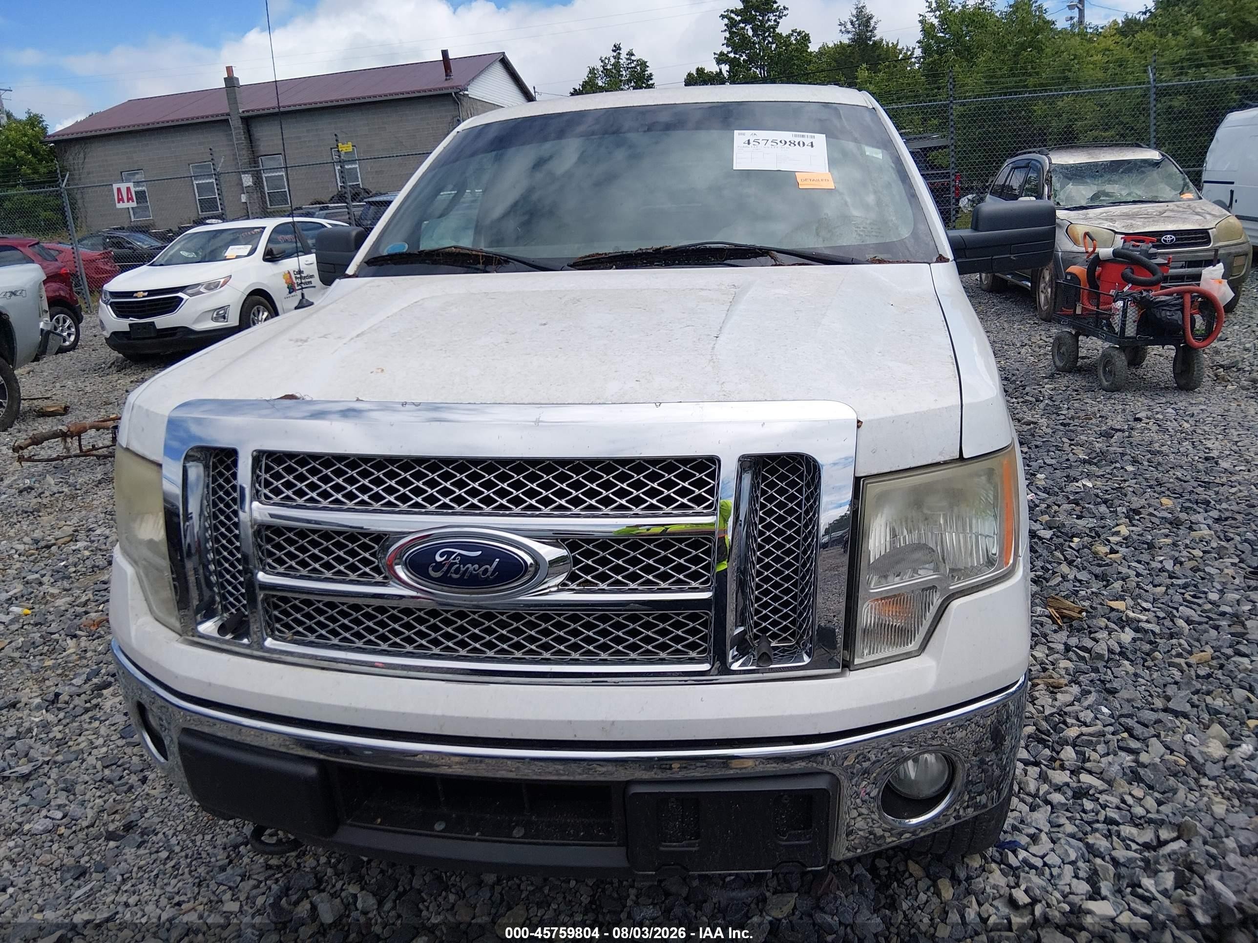 2010 Ford F-150 Stx/xl White vin: 1FTEX1EW8AFB04822