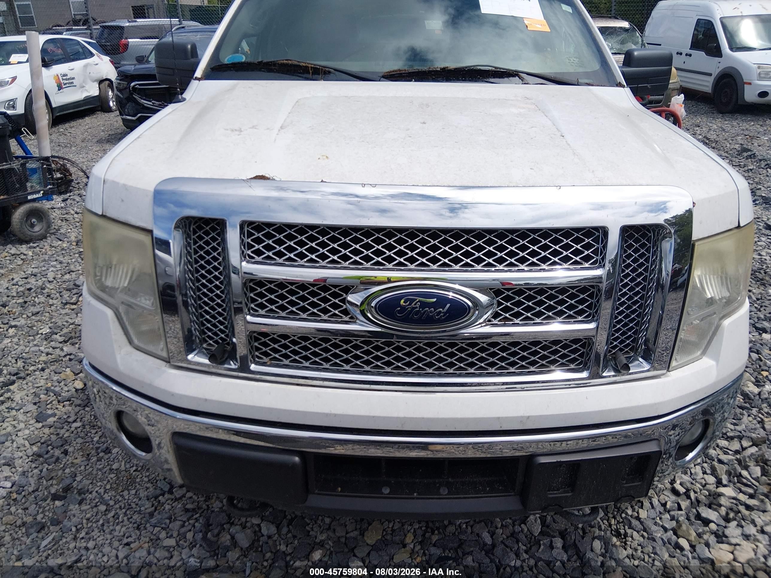 2010 Ford F-150 Stx/xl White vin: 1FTEX1EW8AFB04822