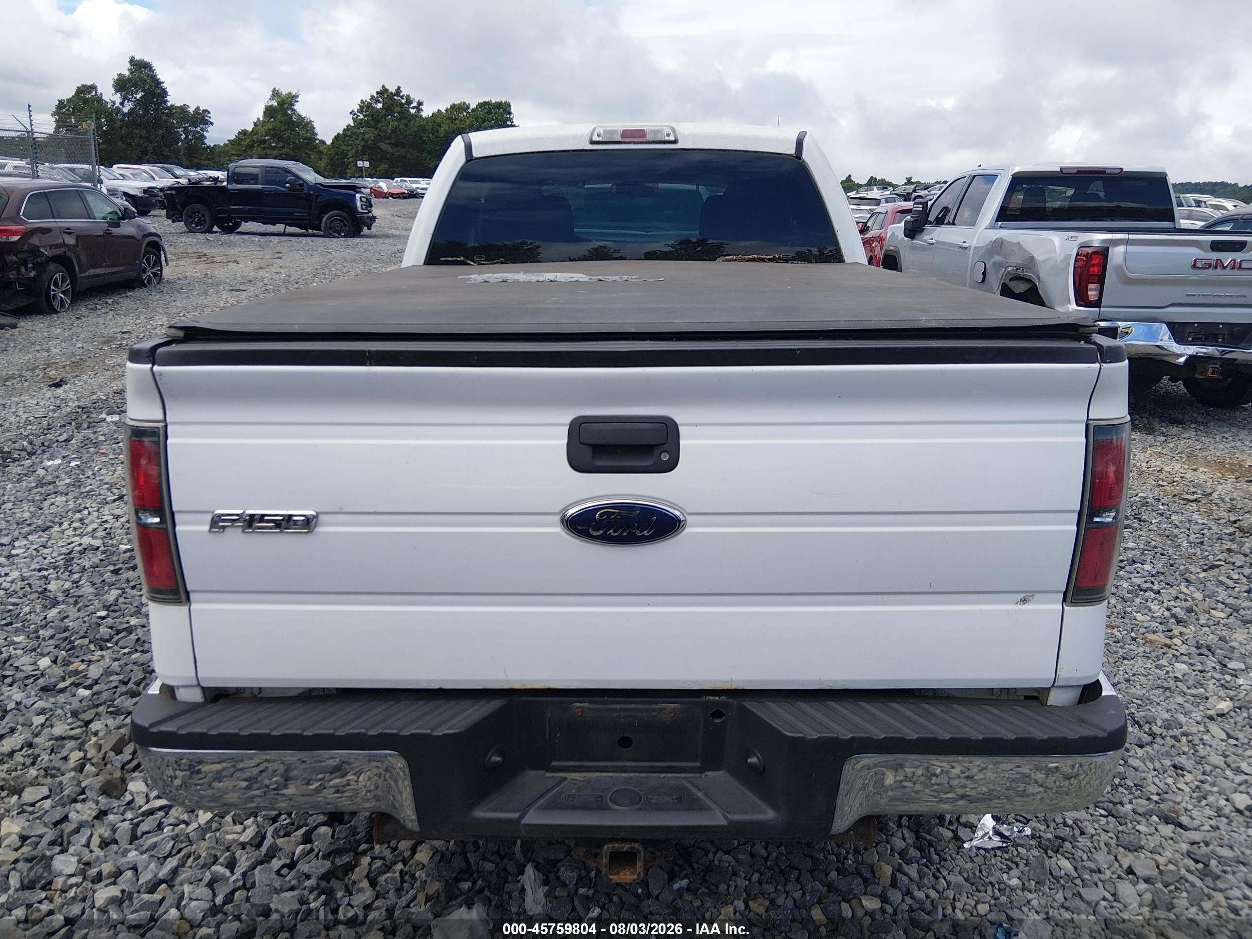 2010 Ford F-150 Stx/xl White vin: 1FTEX1EW8AFB04822