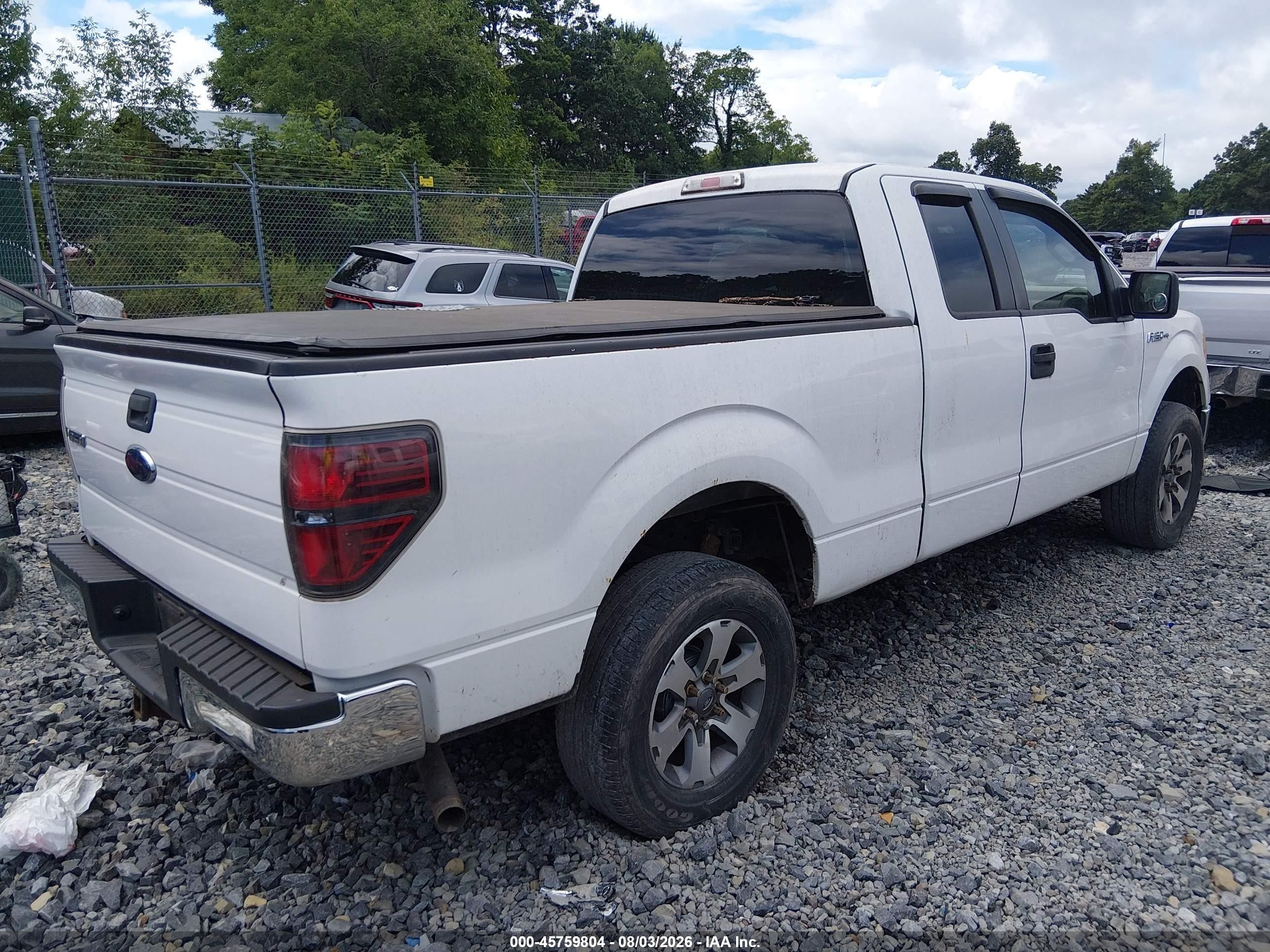 2010 Ford F-150 Stx/xl White vin: 1FTEX1EW8AFB04822