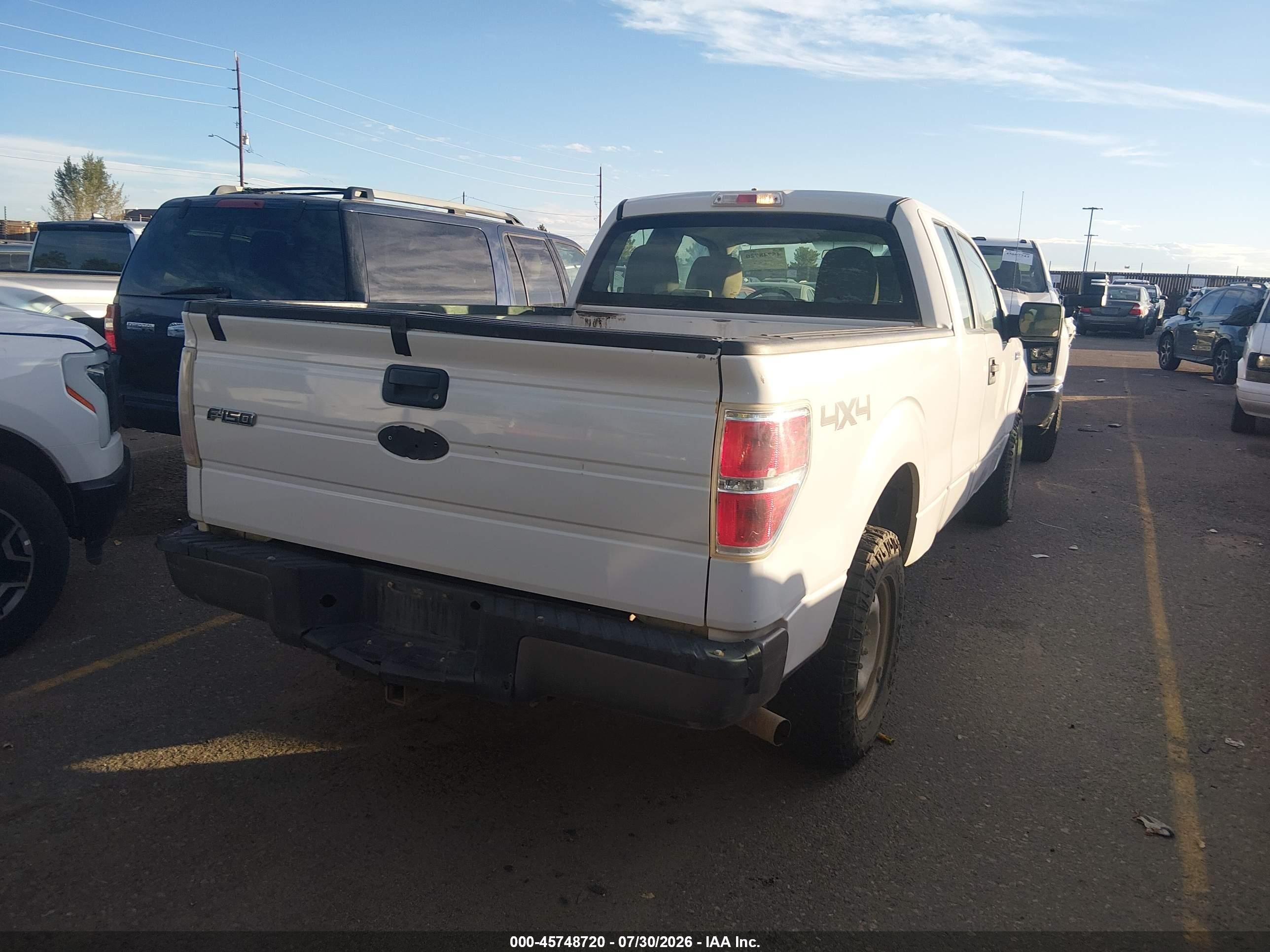 2010 Ford F-150 Stx/xl White vin: 1FTEX1EW8AFC54106