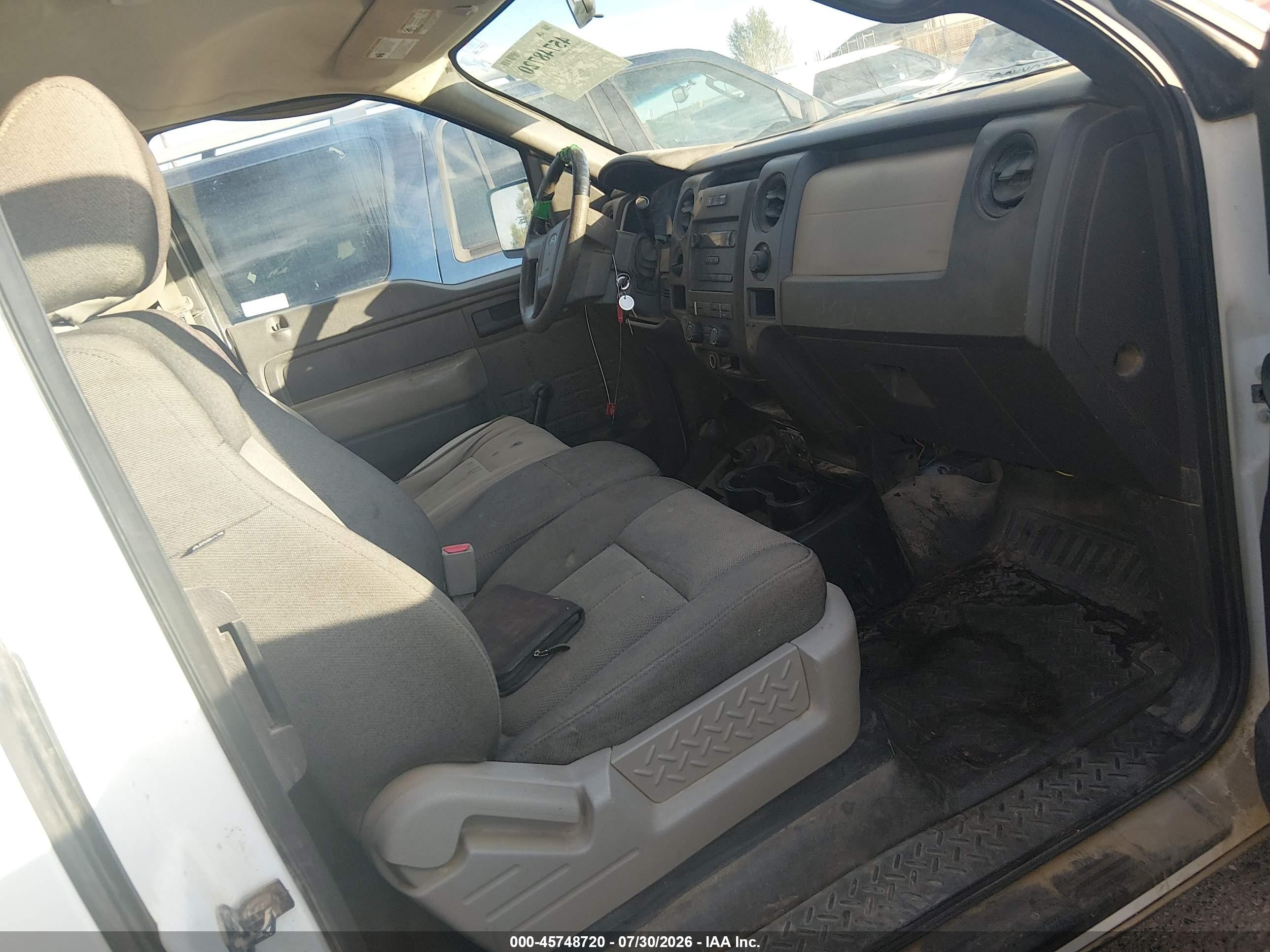 2010 Ford F-150 Stx/xl White vin: 1FTEX1EW8AFC54106