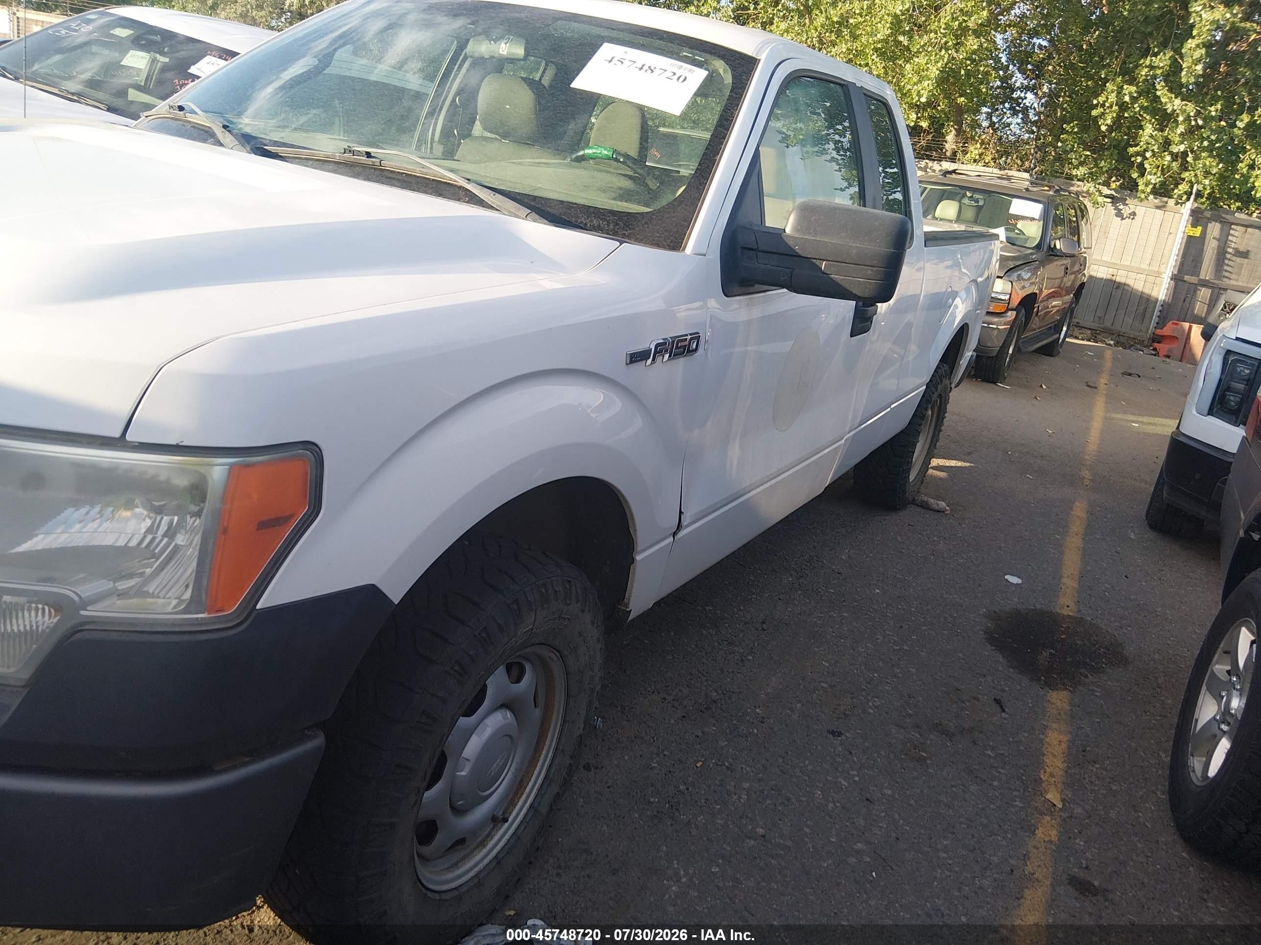 2010 Ford F-150 Stx/xl White vin: 1FTEX1EW8AFC54106