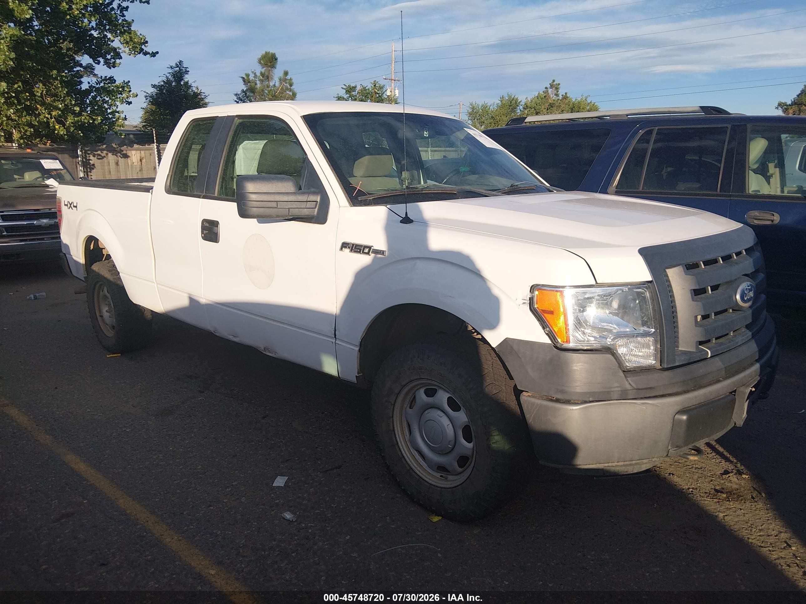 2010 Ford F-150 Stx/xl White vin: 1FTEX1EW8AFC54106
