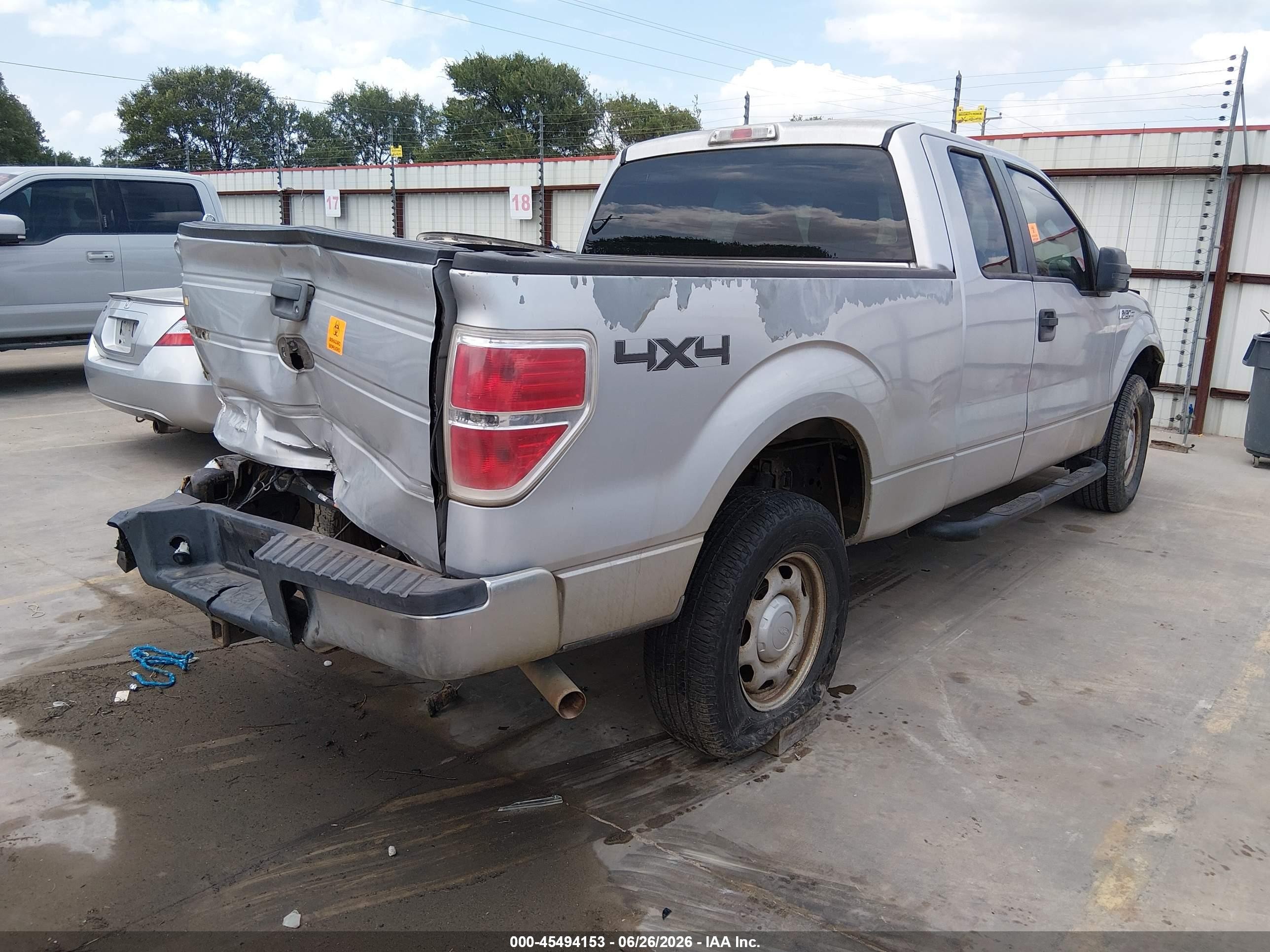2010 Ford F-150 Stx/xl Silver vin: 1FTEX1EW8AKA64829