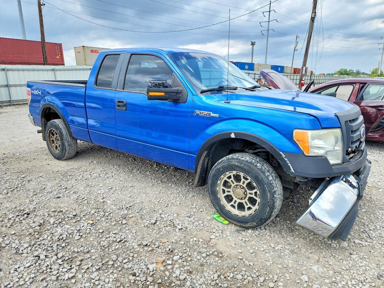 2010 Ford F150 Super Cab Blue vin: 1FTEX1EWXAFA62539