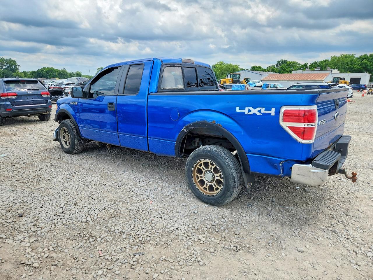 2010 Ford F150 Super Cab Blue vin: 1FTEX1EWXAFA62539