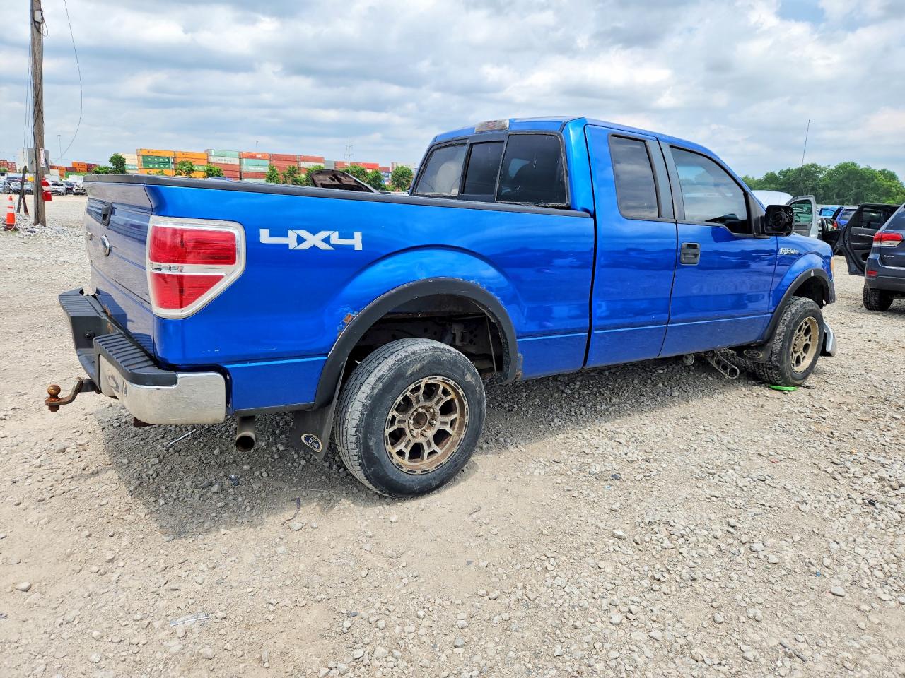 2010 Ford F150 Super Cab Blue vin: 1FTEX1EWXAFA62539