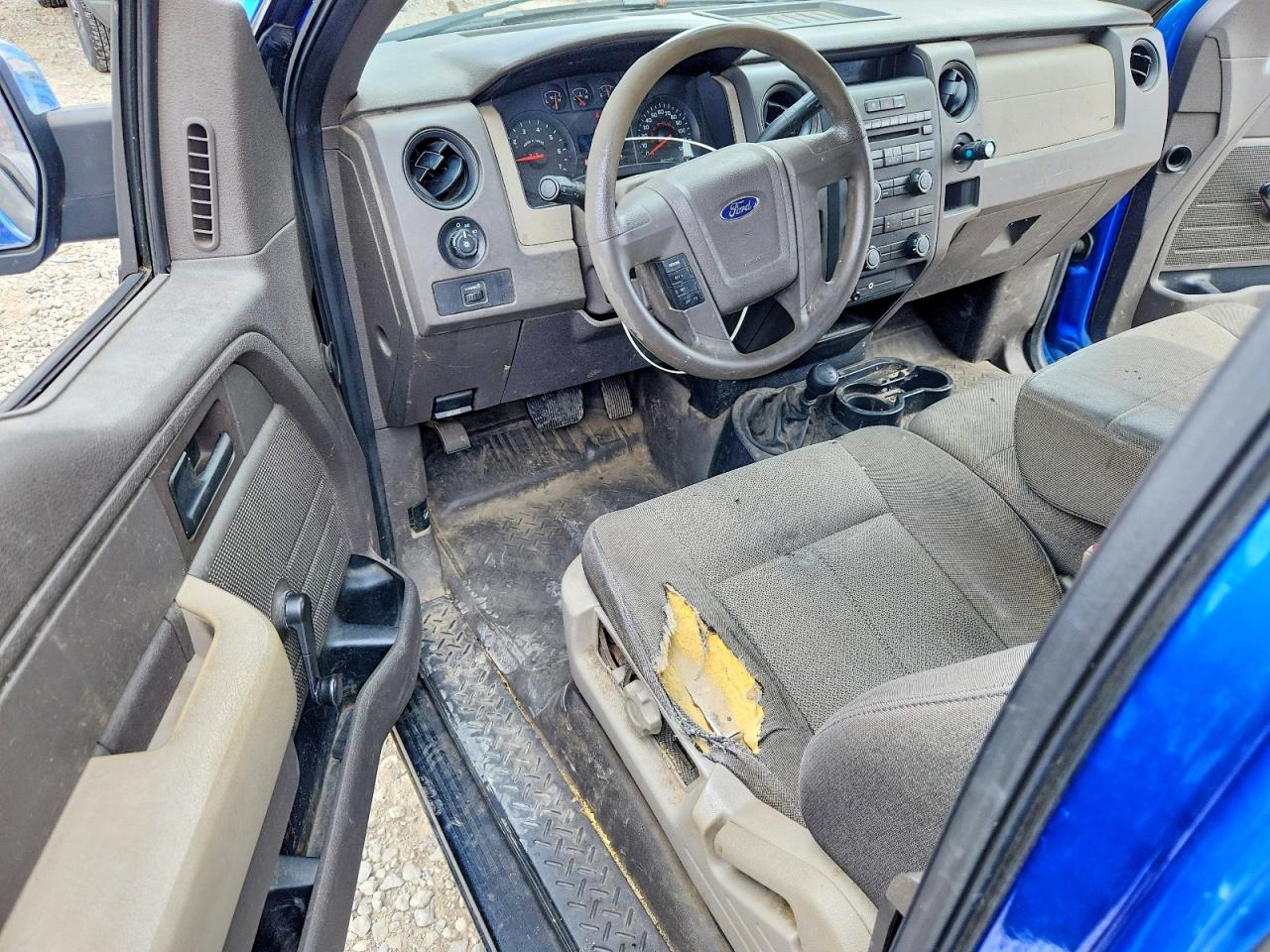 2010 Ford F150 Super Cab Blue vin: 1FTEX1EWXAFA62539