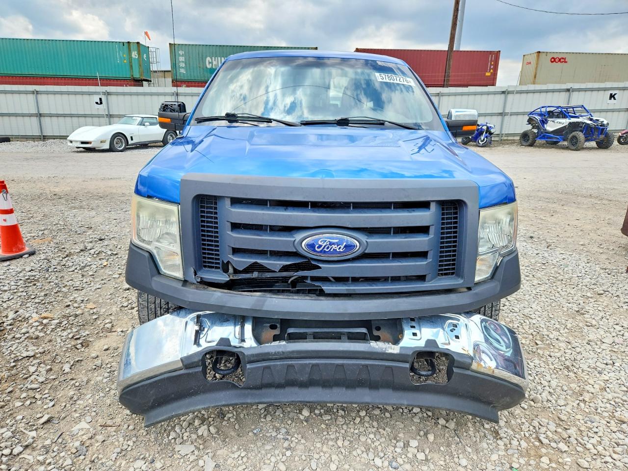 2010 Ford F150 Super Cab Blue vin: 1FTEX1EWXAFA62539