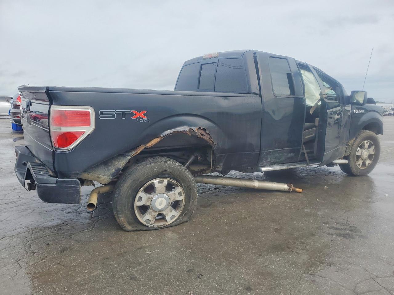 2010 Ford F150 Super Cab Black vin: 1FTEX1EWXAFB62771