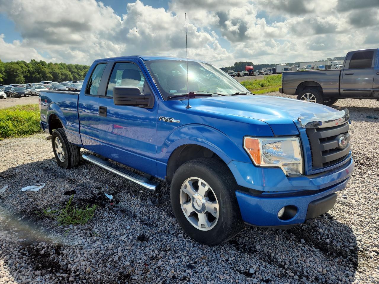 2010 Ford F150 Super Cab Blue vin: 1FTEX1EWXAKE10251