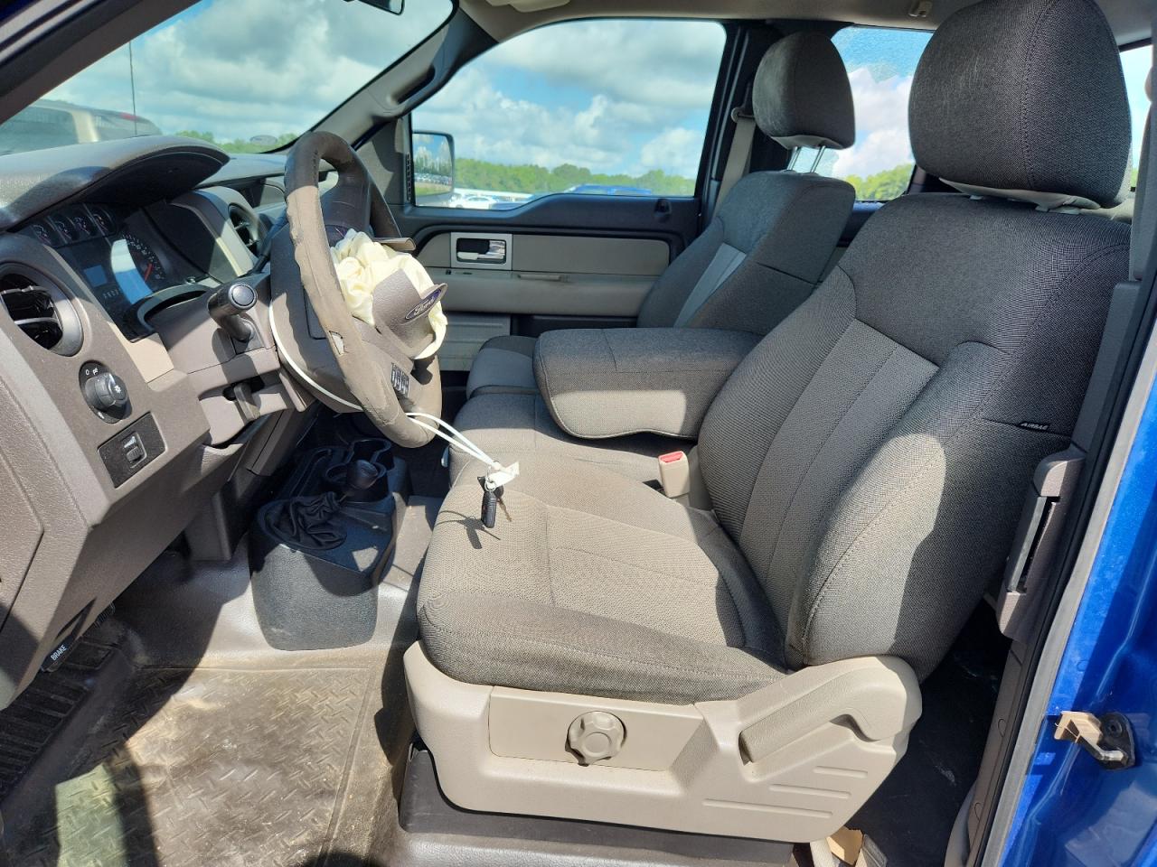 2010 Ford F150 Super Cab Blue vin: 1FTEX1EWXAKE10251