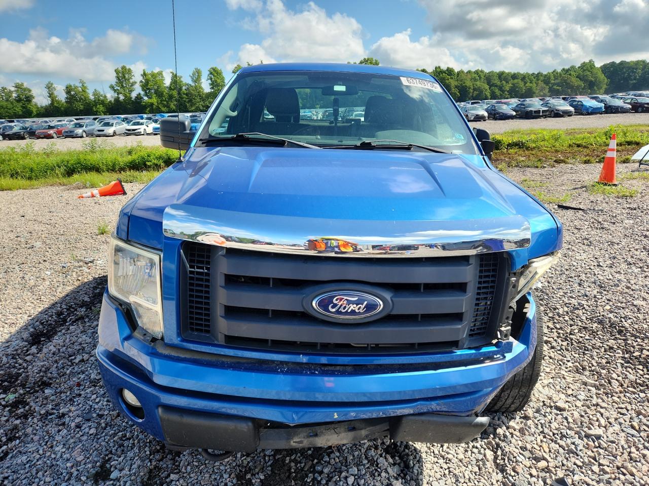 2010 Ford F150 Super Cab Blue vin: 1FTEX1EWXAKE10251