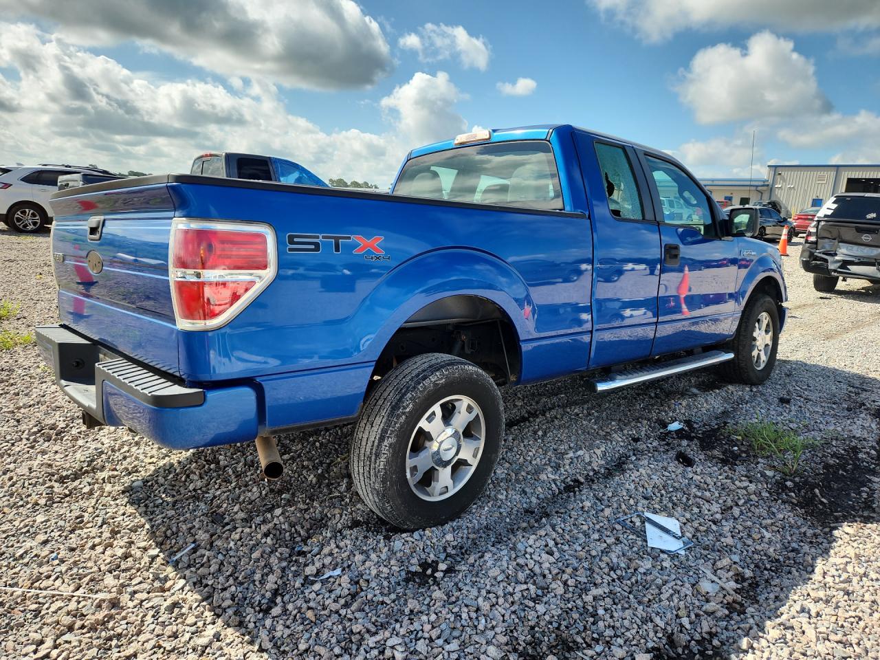 2010 Ford F150 Super Cab Blue vin: 1FTEX1EWXAKE10251
