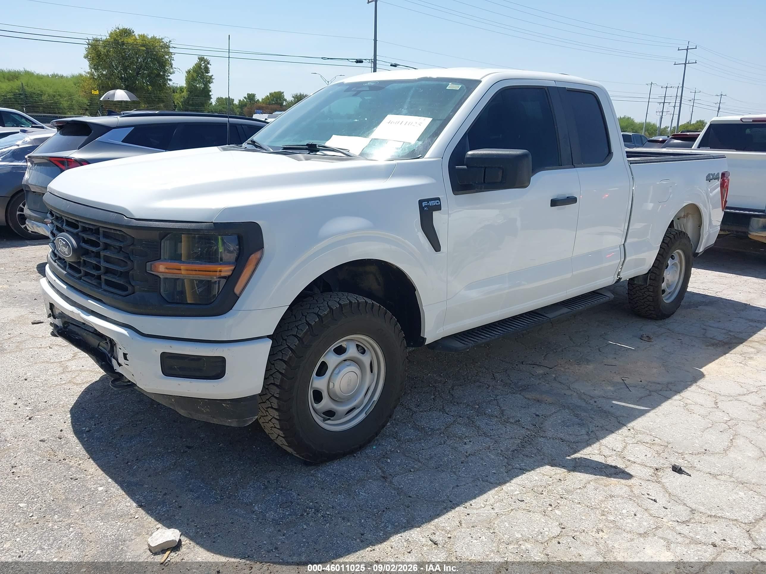 2024 Ford F-150 Xl White vin: 1FTEX1LP8RKD76138