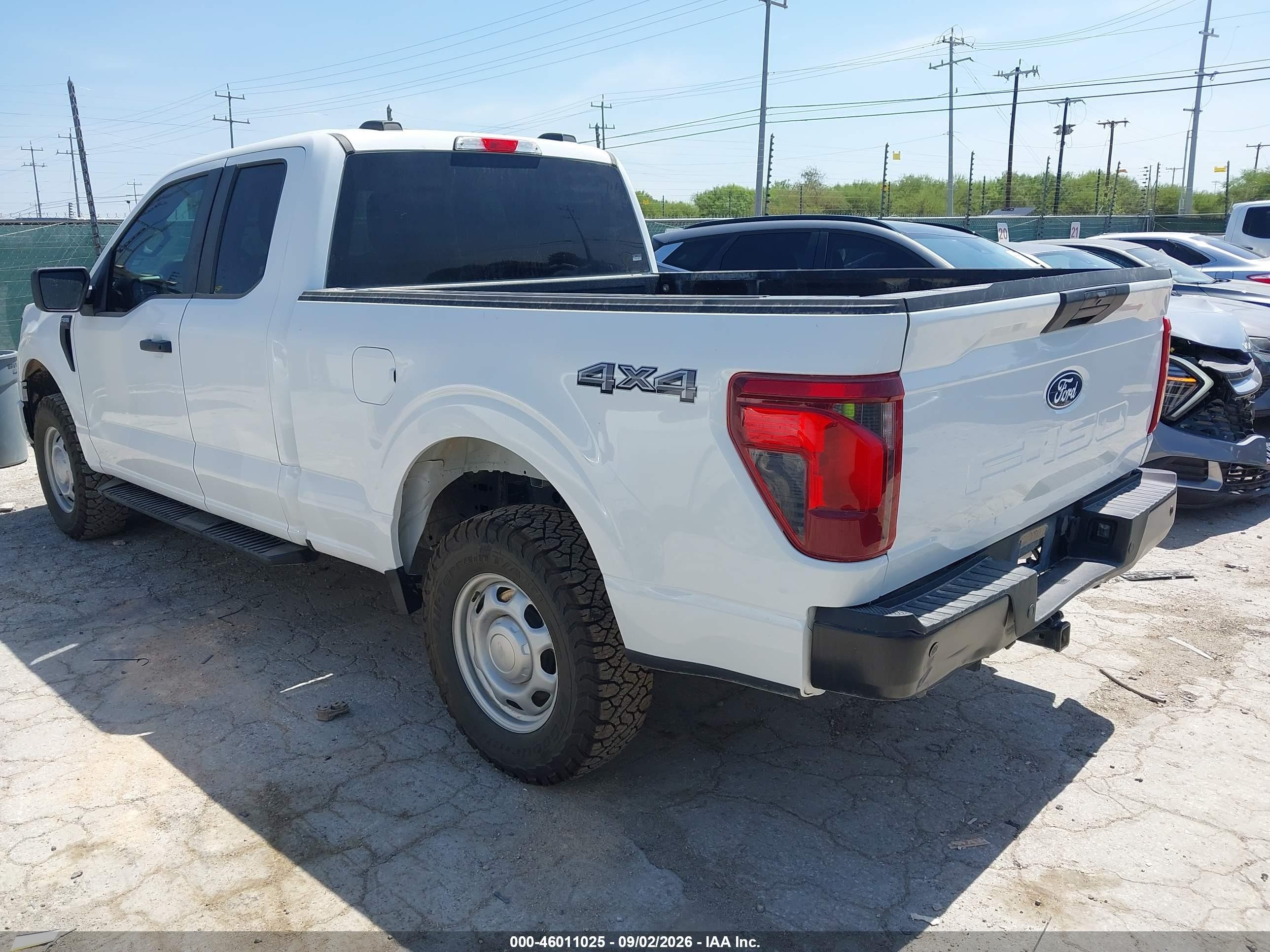 2024 Ford F-150 Xl White vin: 1FTEX1LP8RKD76138