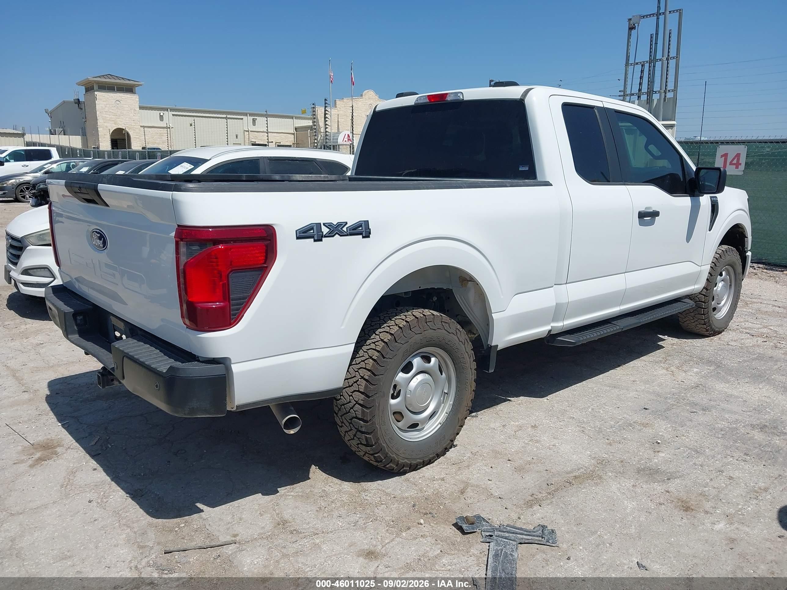 2024 Ford F-150 Xl White vin: 1FTEX1LP8RKD76138