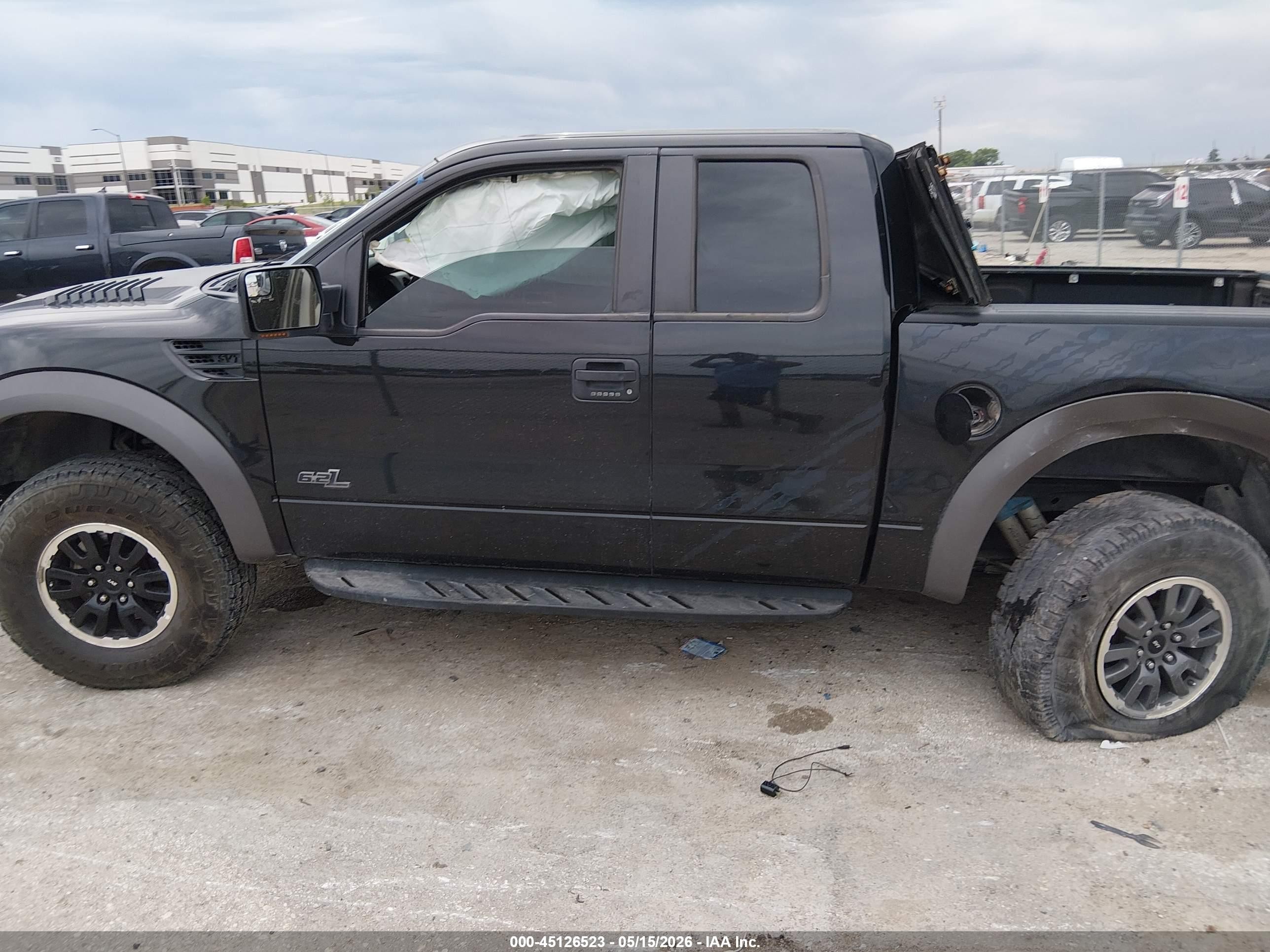 2011 Ford F-150 Svt Raptor Black vin: 1FTEX1R6XBFB74074
