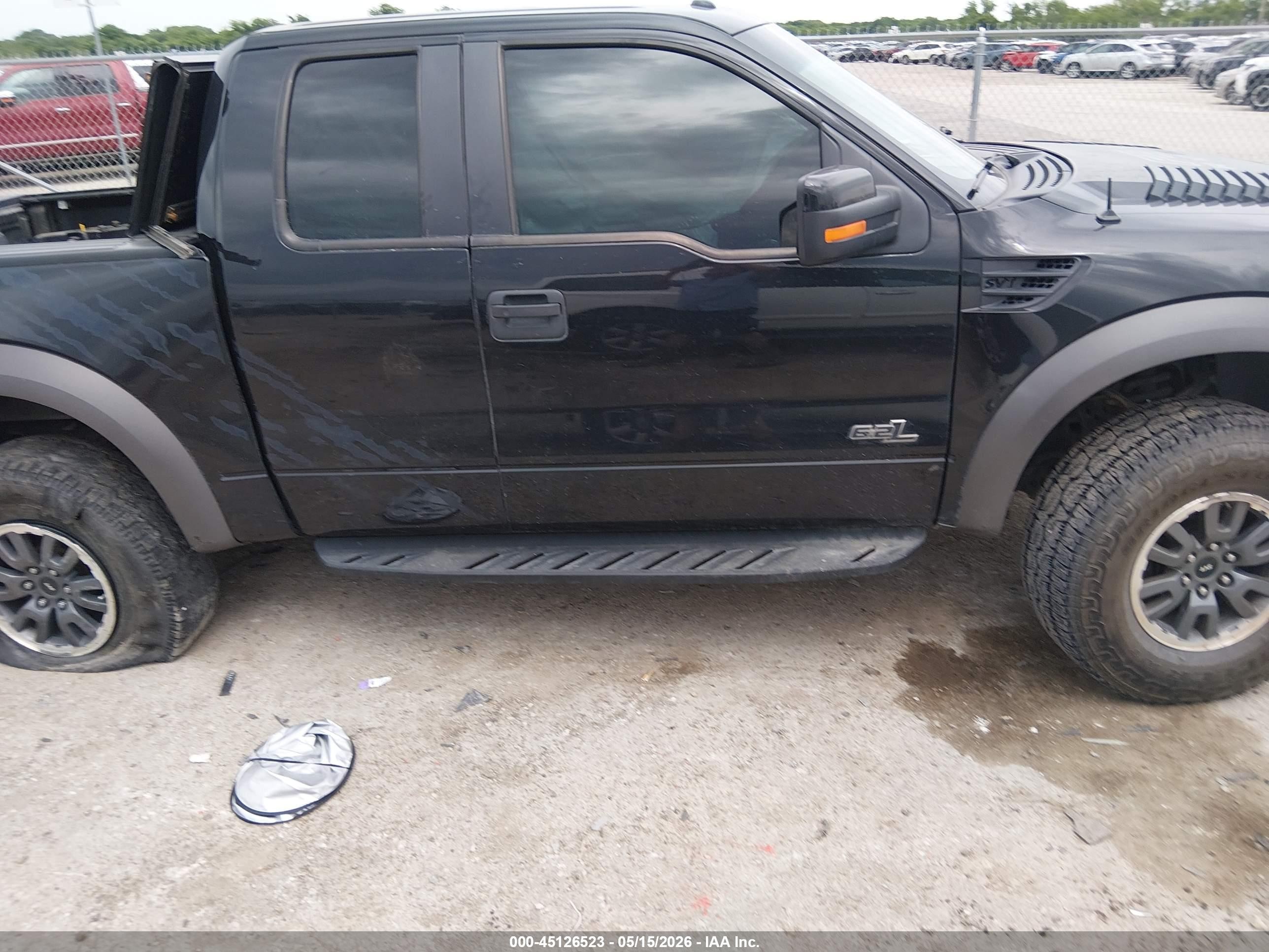 2011 Ford F-150 Svt Raptor Black vin: 1FTEX1R6XBFB74074