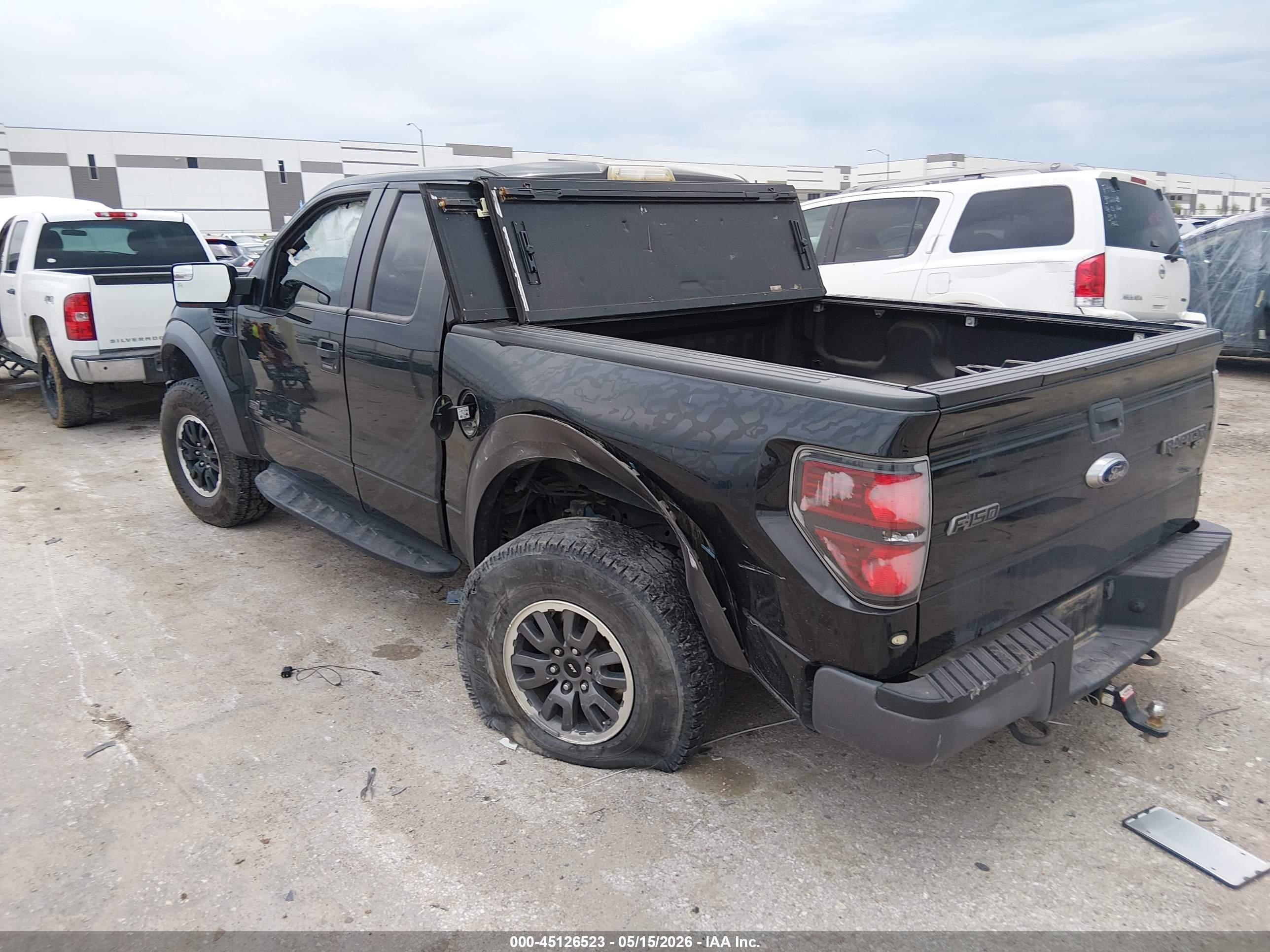 2011 Ford F-150 Svt Raptor Black vin: 1FTEX1R6XBFB74074