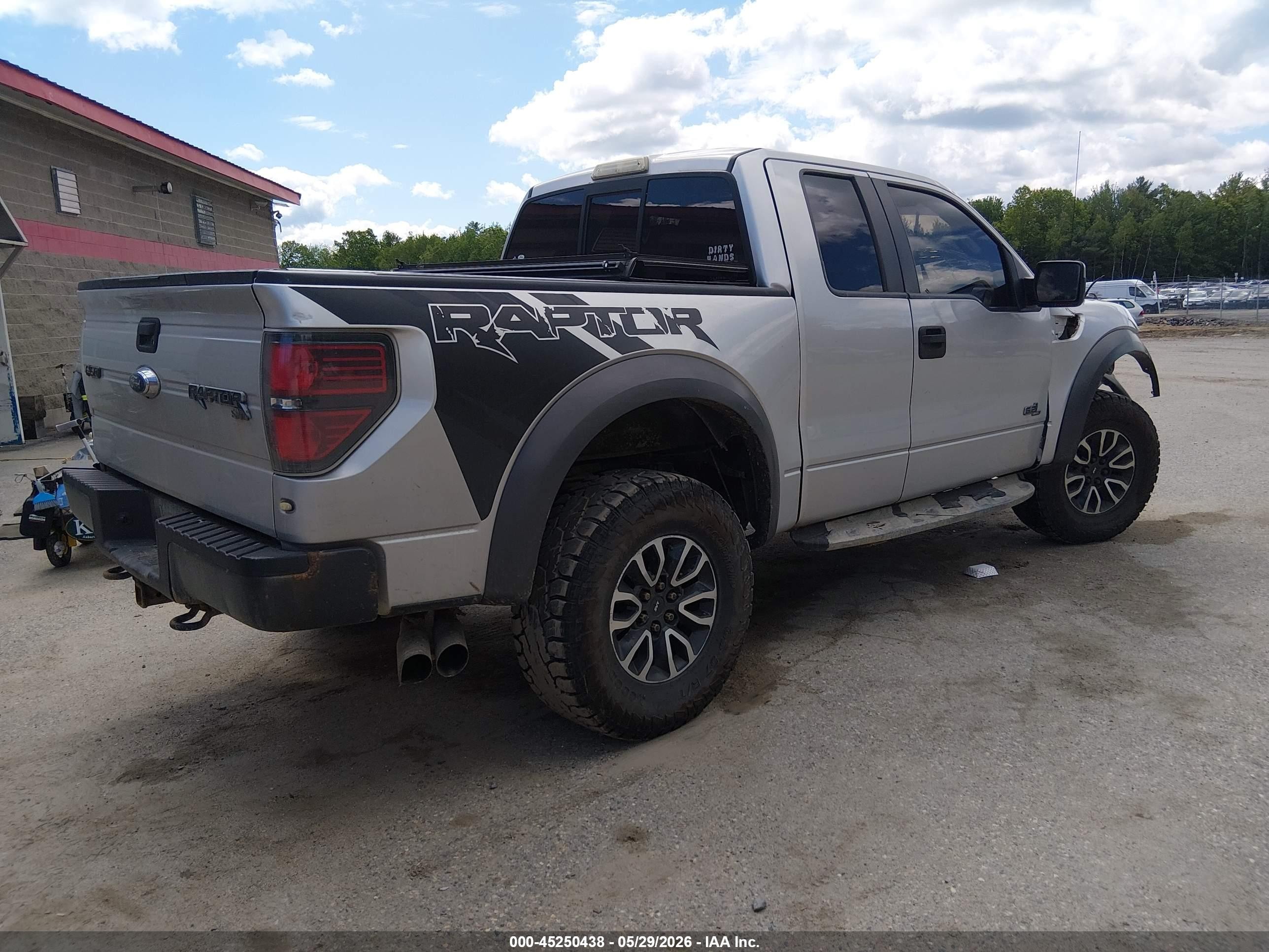 2012 Ford F-150 Svt Raptor Gray vin: 1FTEX1R6XCFC66139