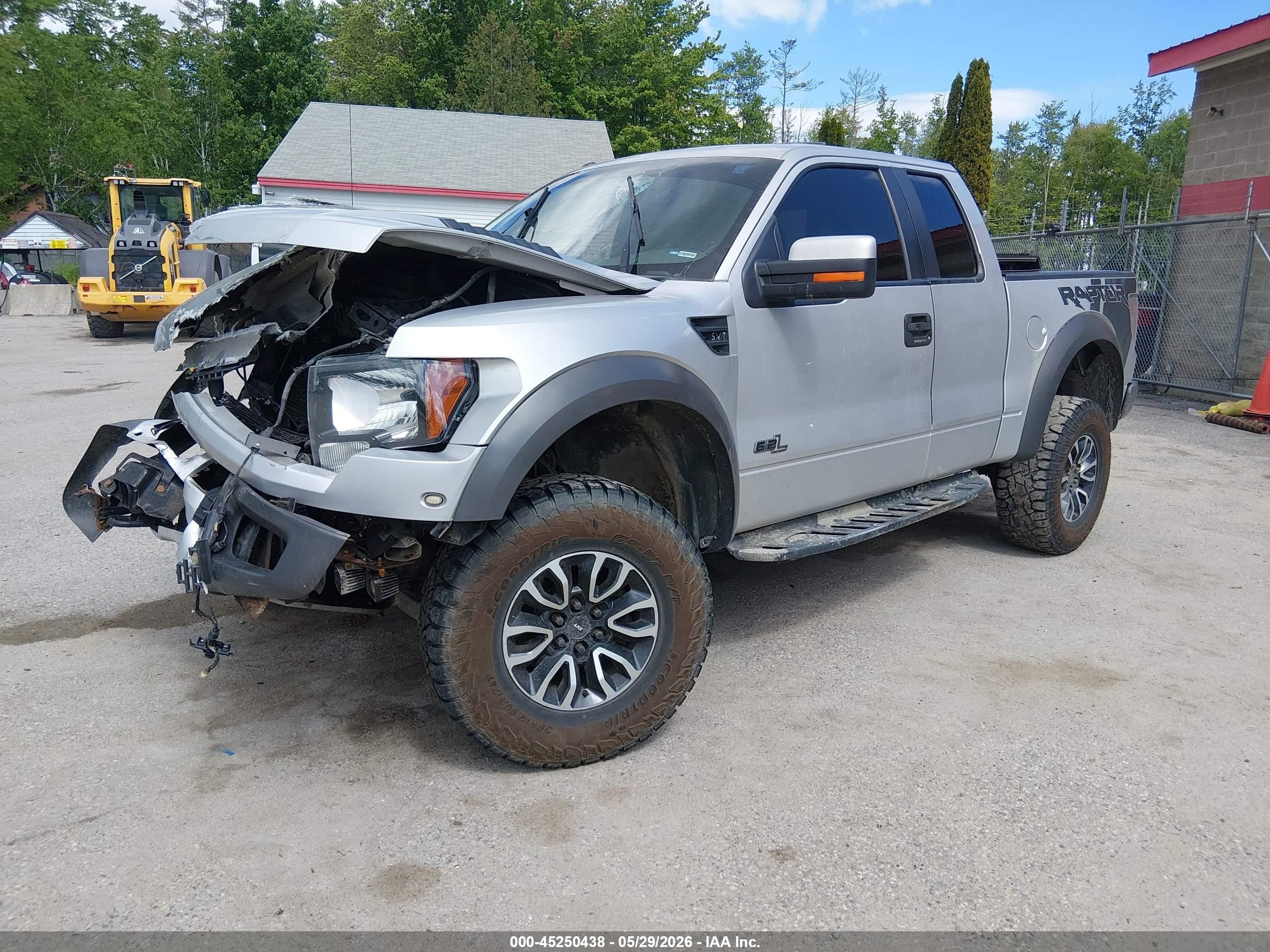 2012 Ford F-150 Svt Raptor Gray vin: 1FTEX1R6XCFC66139