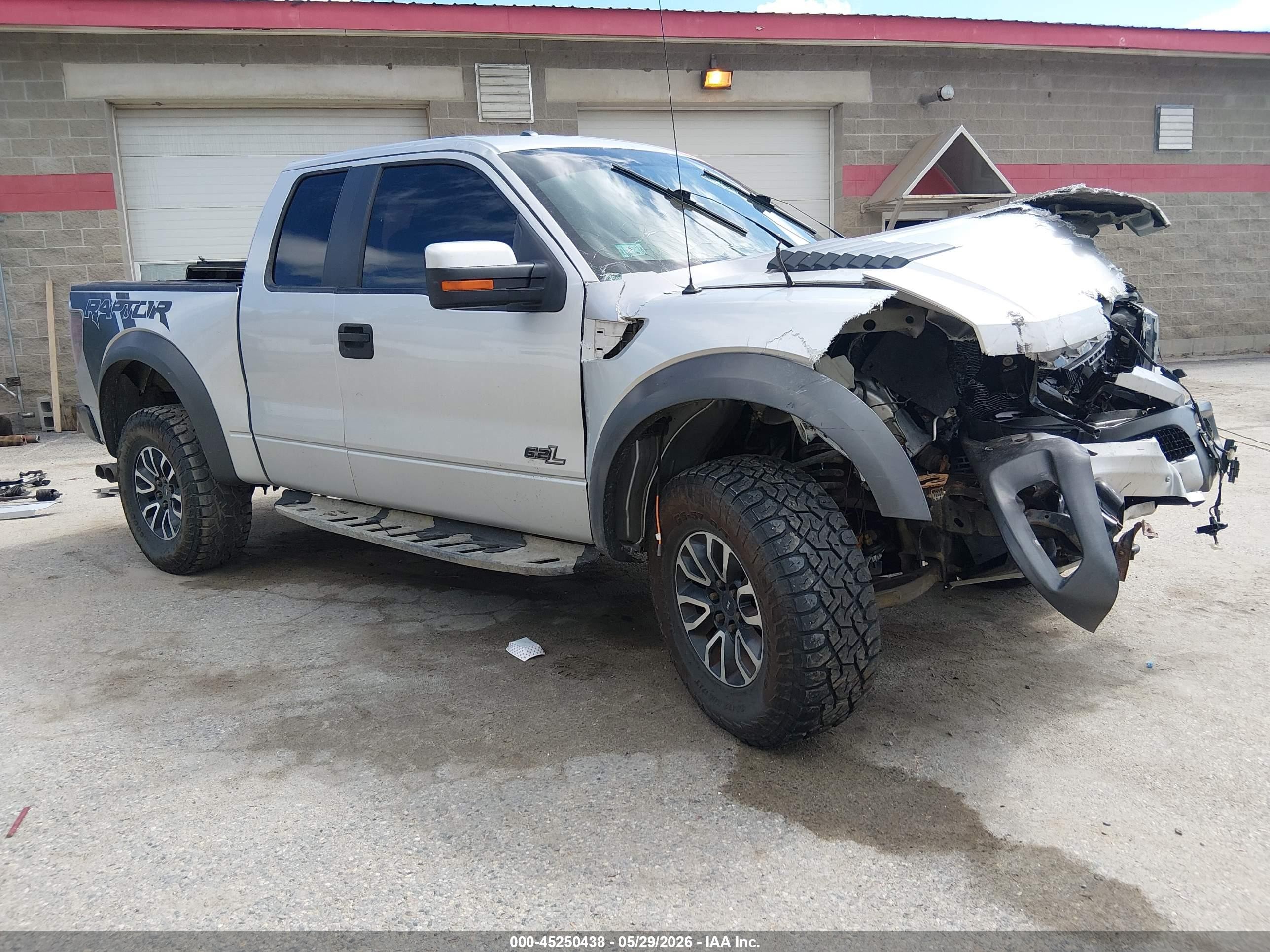2012 Ford F-150 Svt Raptor Gray vin: 1FTEX1R6XCFC66139