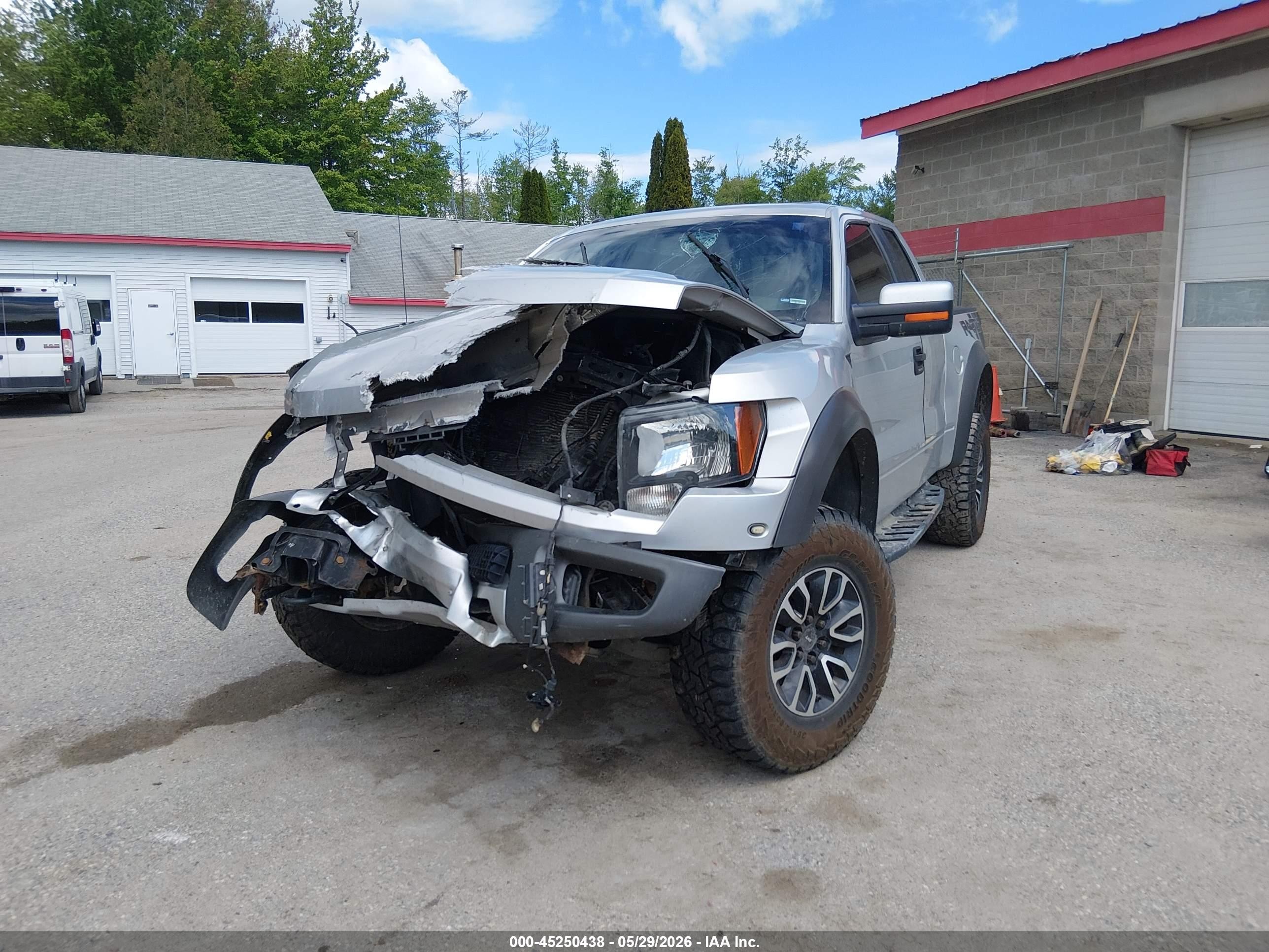 2012 Ford F-150 Svt Raptor Gray vin: 1FTEX1R6XCFC66139