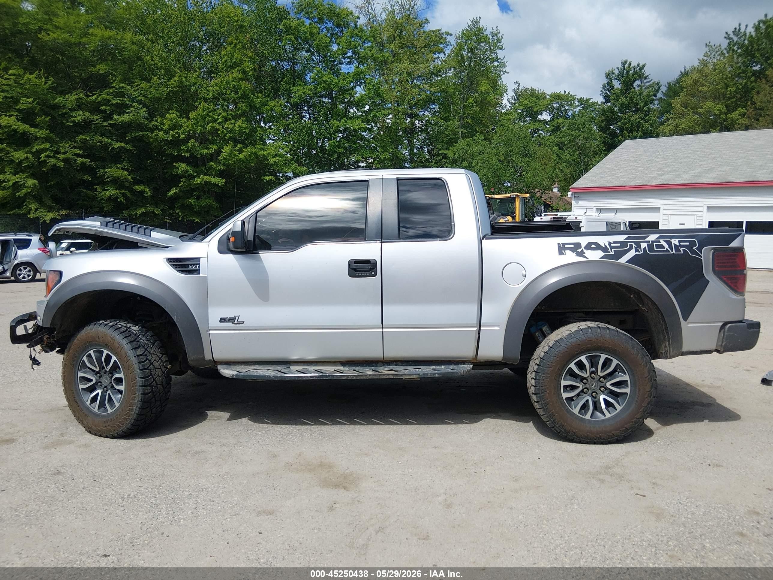 2012 Ford F-150 Svt Raptor Gray vin: 1FTEX1R6XCFC66139