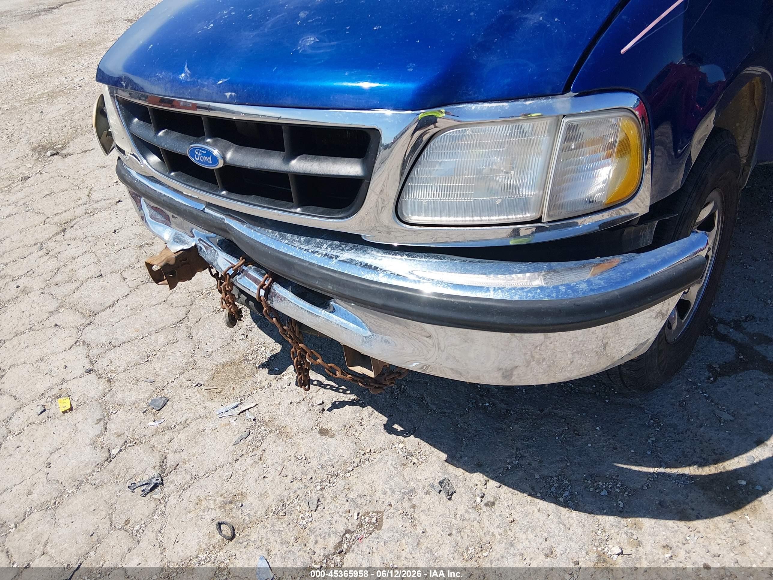 1997 Ford F-250 Standard Lariat/standard/xl/xlt Синий vin: 1FTEX2761VKD32242
