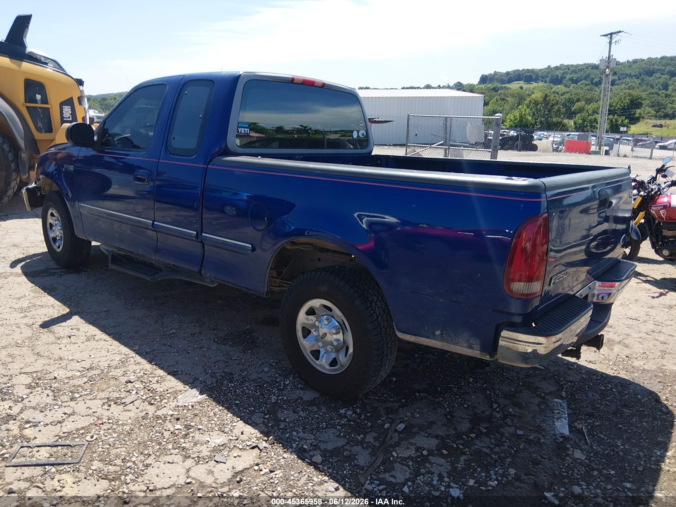1997 Ford F-250 Standard Lariat/standard/xl/xlt Синий vin: 1FTEX2761VKD32242