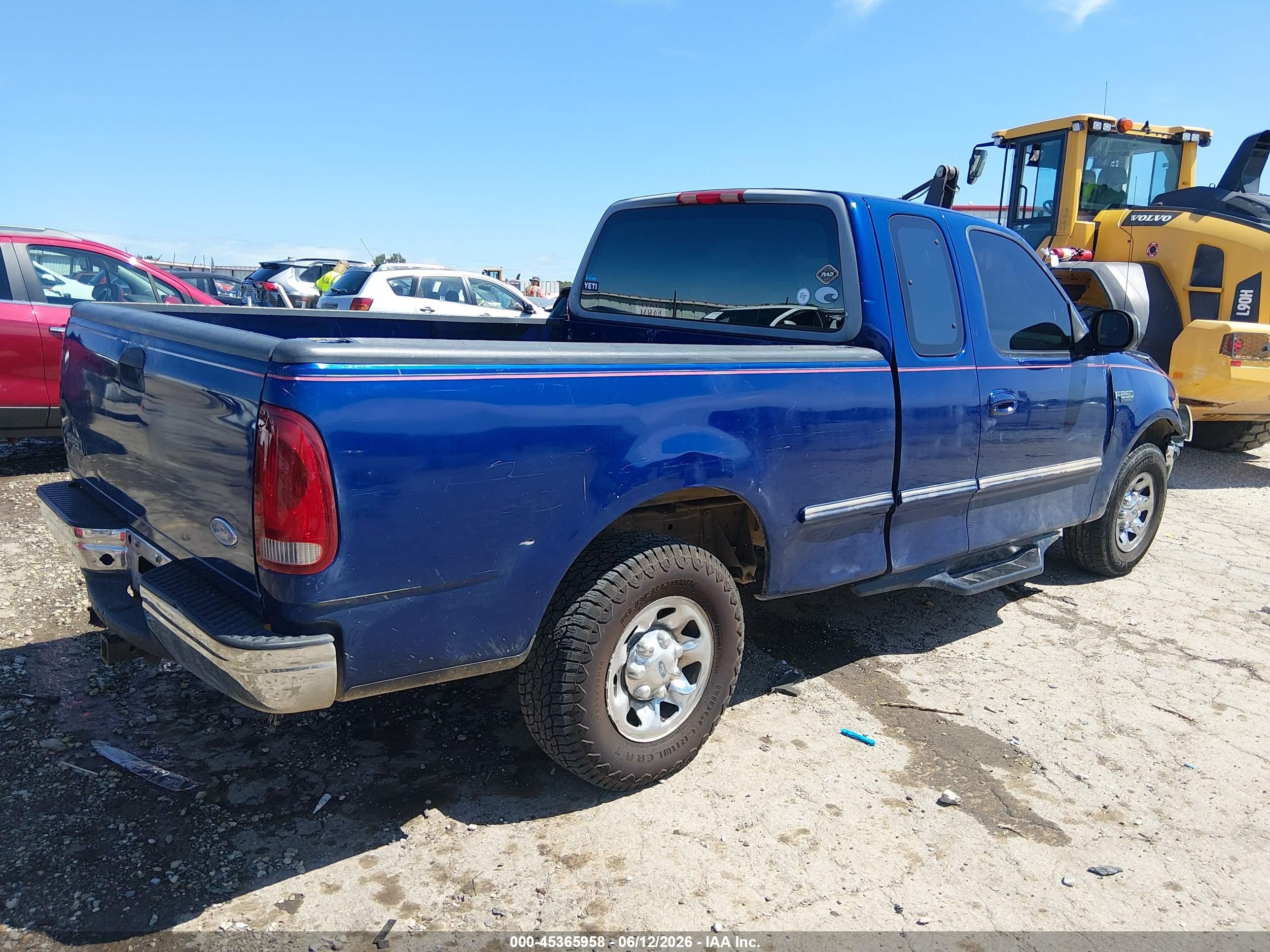 1997 Ford F-250 Standard Lariat/standard/xl/xlt Синий vin: 1FTEX2761VKD32242