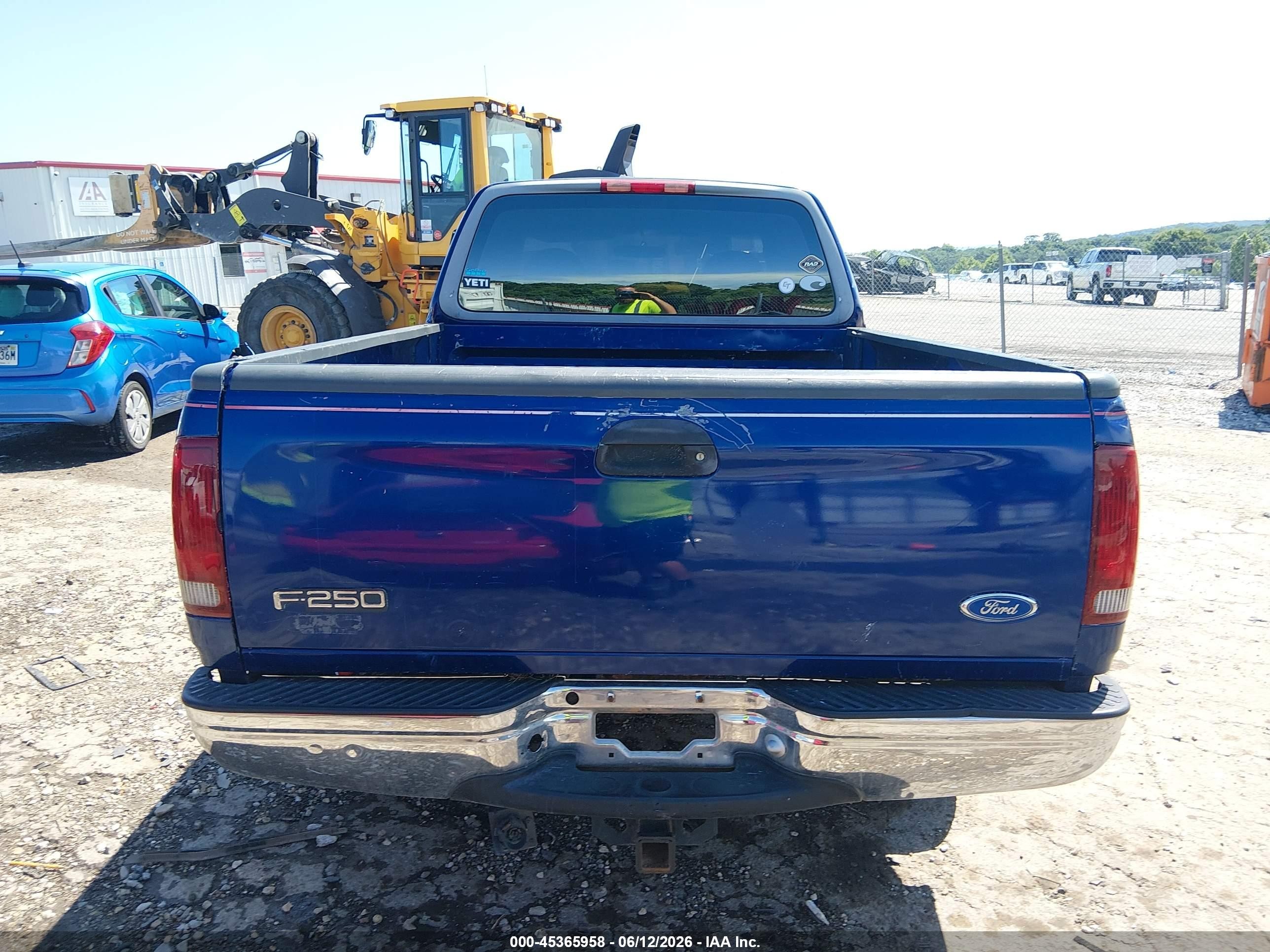 1997 Ford F-250 Standard Lariat/standard/xl/xlt Синий vin: 1FTEX2761VKD32242