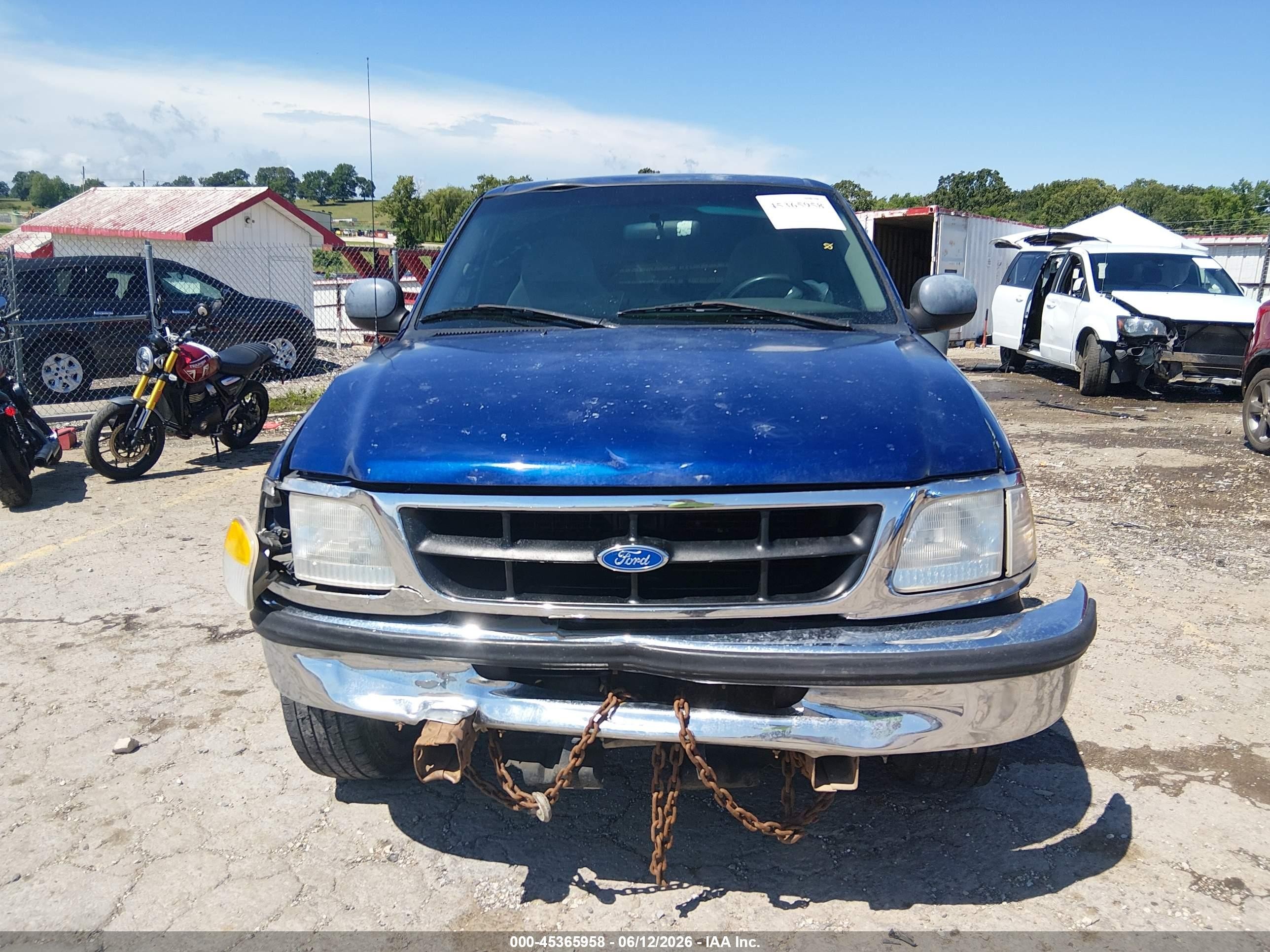 1997 Ford F-250 Standard Lariat/standard/xl/xlt Синий vin: 1FTEX2761VKD32242