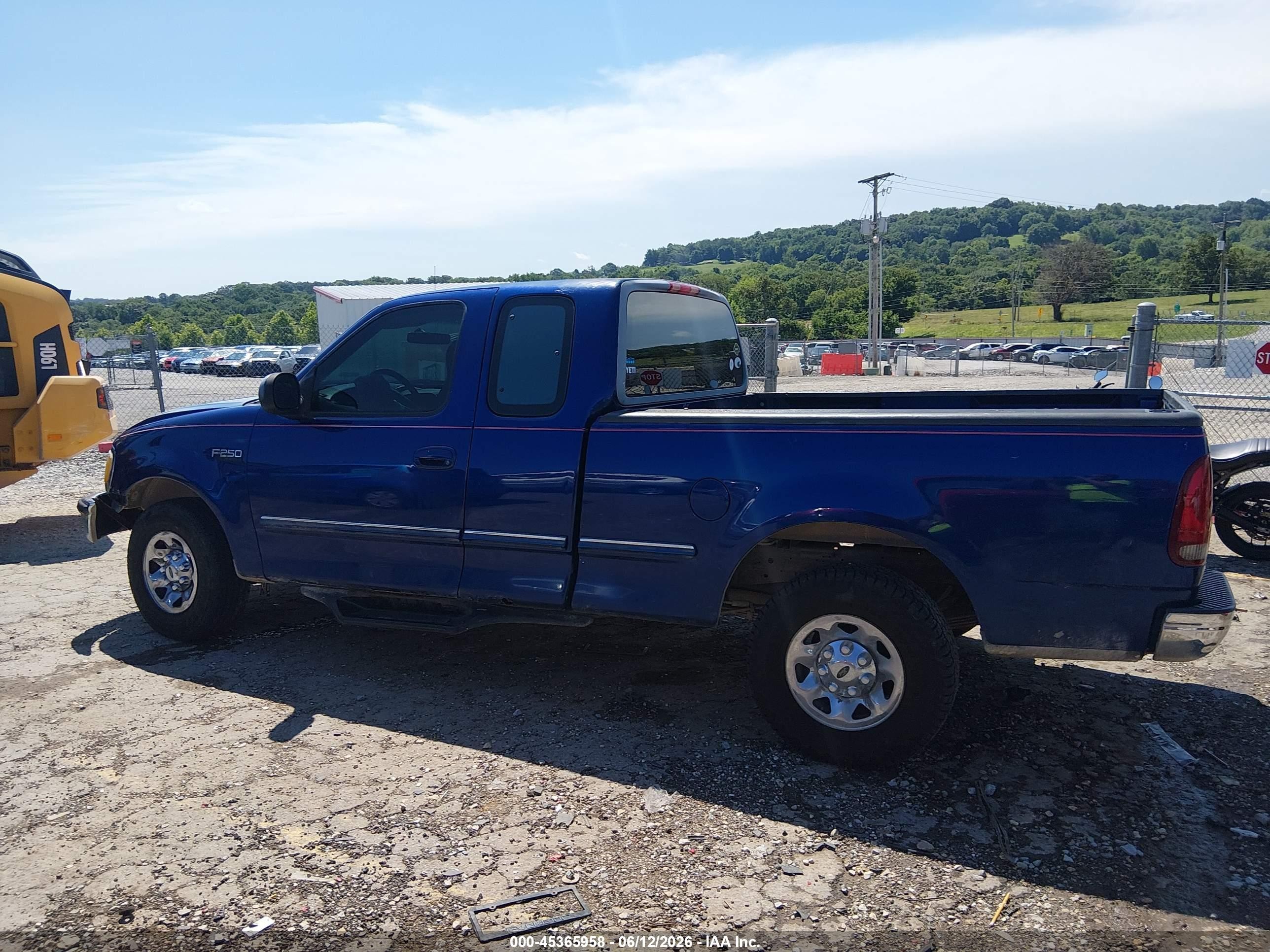 1997 Ford F-250 Standard Lariat/standard/xl/xlt Синий vin: 1FTEX2761VKD32242