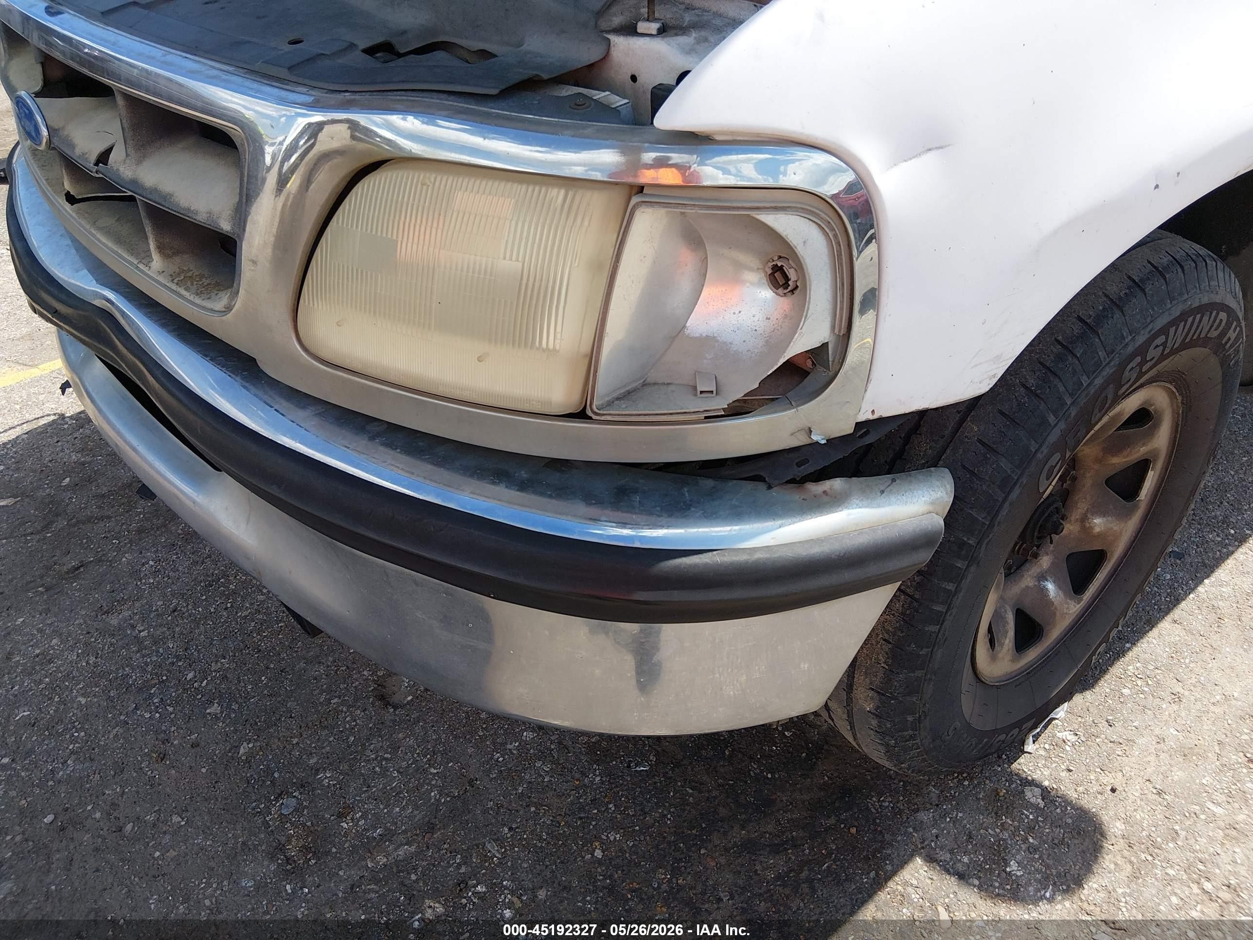 1997 Ford F-250 Lariat/standard/xl/xlt White vin: 1FTEX27L2VKB87346