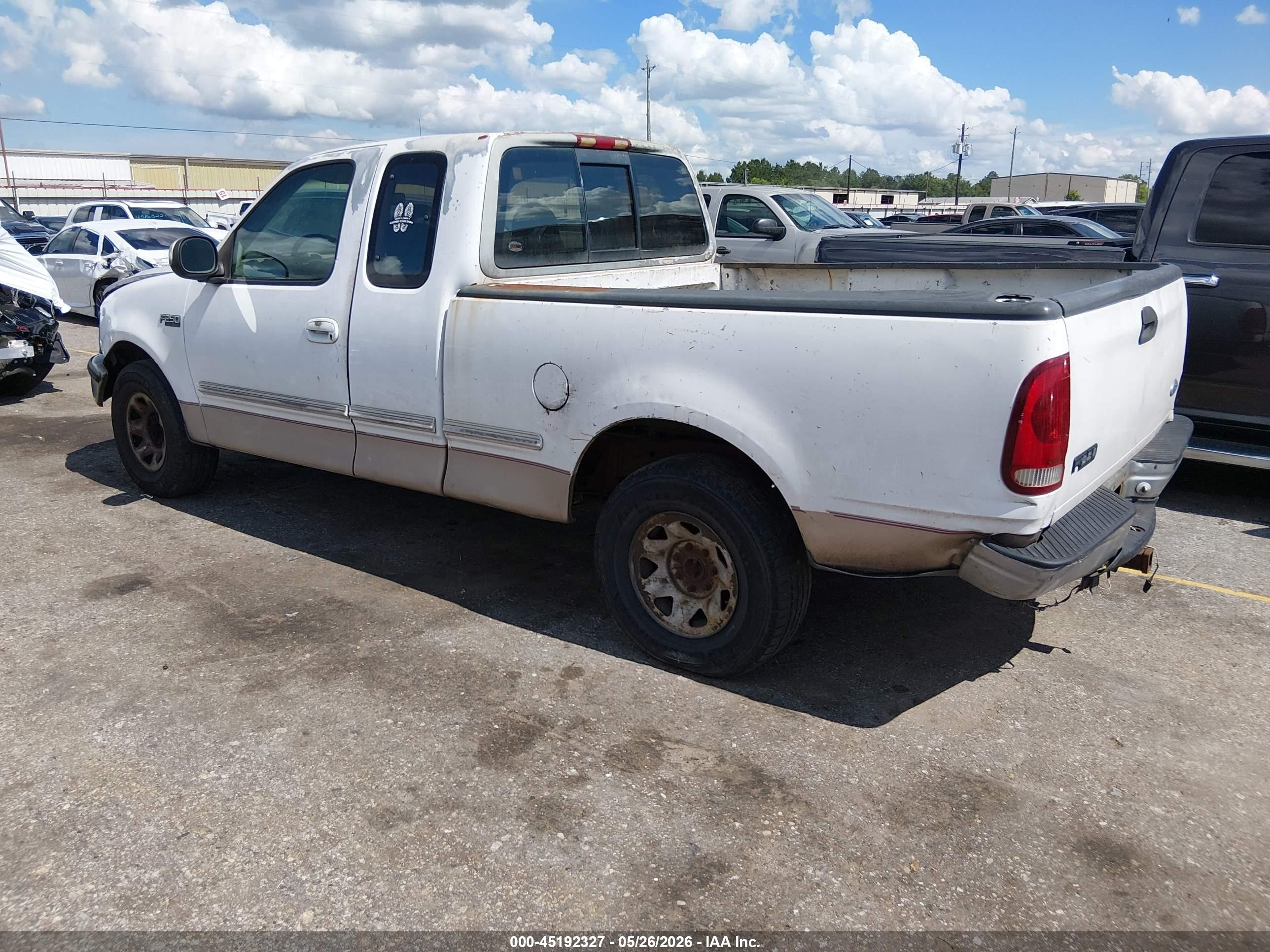 1997 Ford F-250 Lariat/standard/xl/xlt White vin: 1FTEX27L2VKB87346