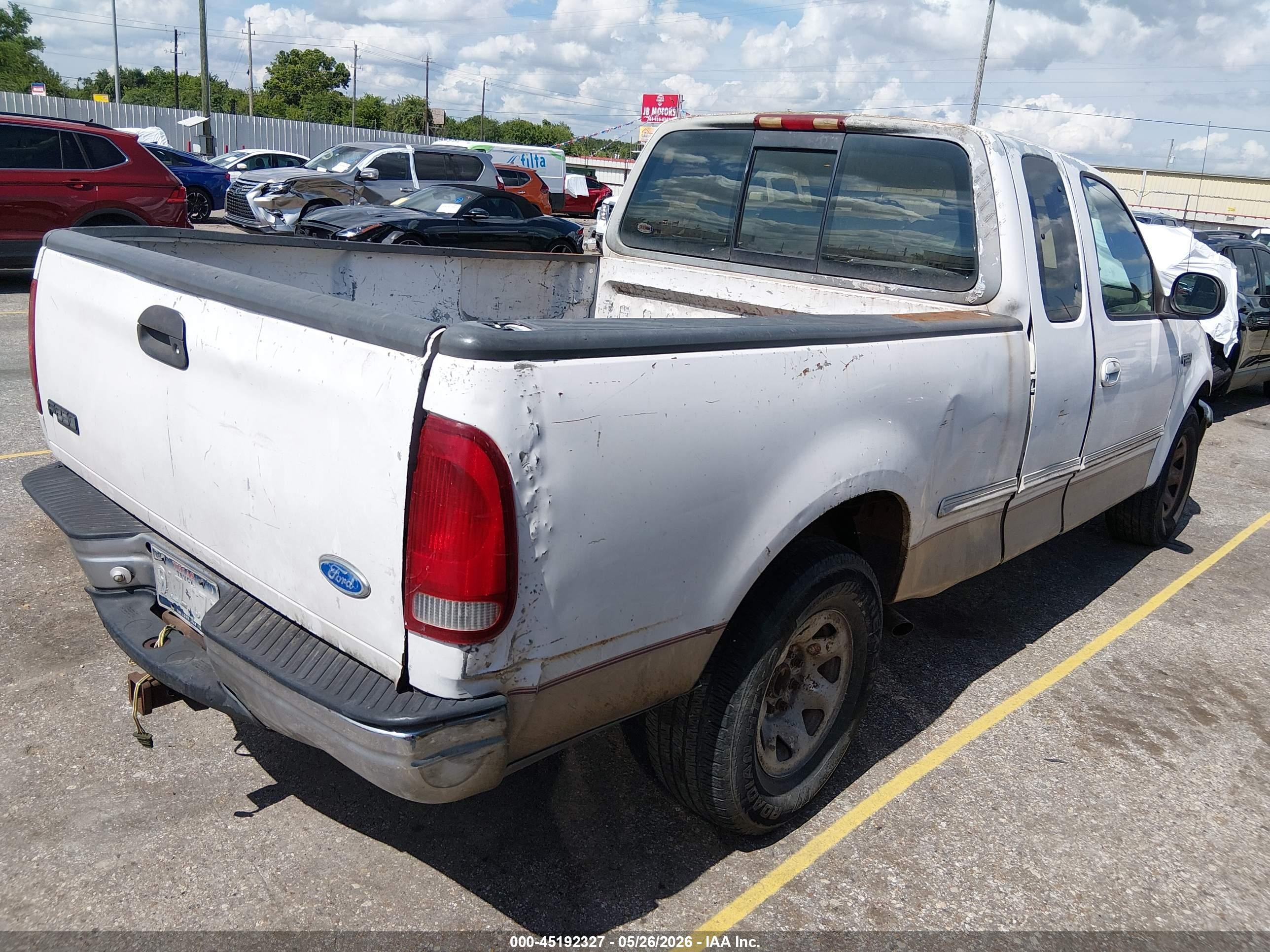 1997 Ford F-250 Lariat/standard/xl/xlt White vin: 1FTEX27L2VKB87346