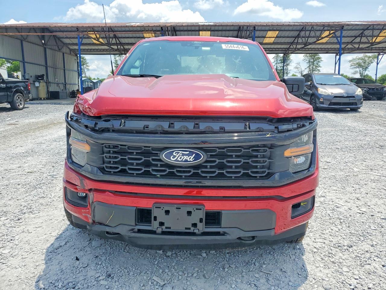 2024 Ford F150 Stx Red vin: 1FTEX2LP3RKE58963