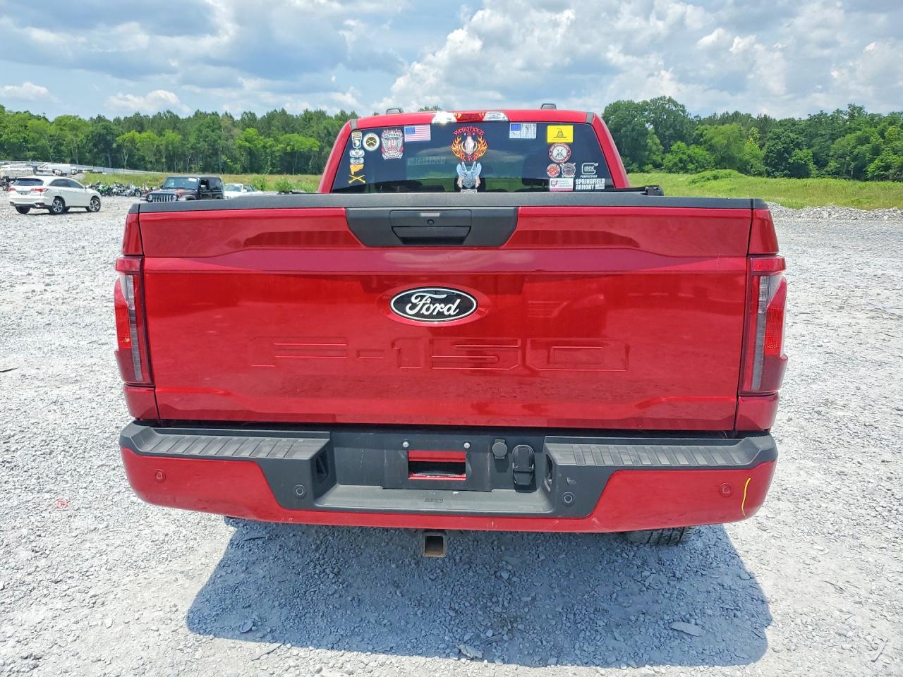 2024 Ford F150 Stx Red vin: 1FTEX2LP3RKE58963