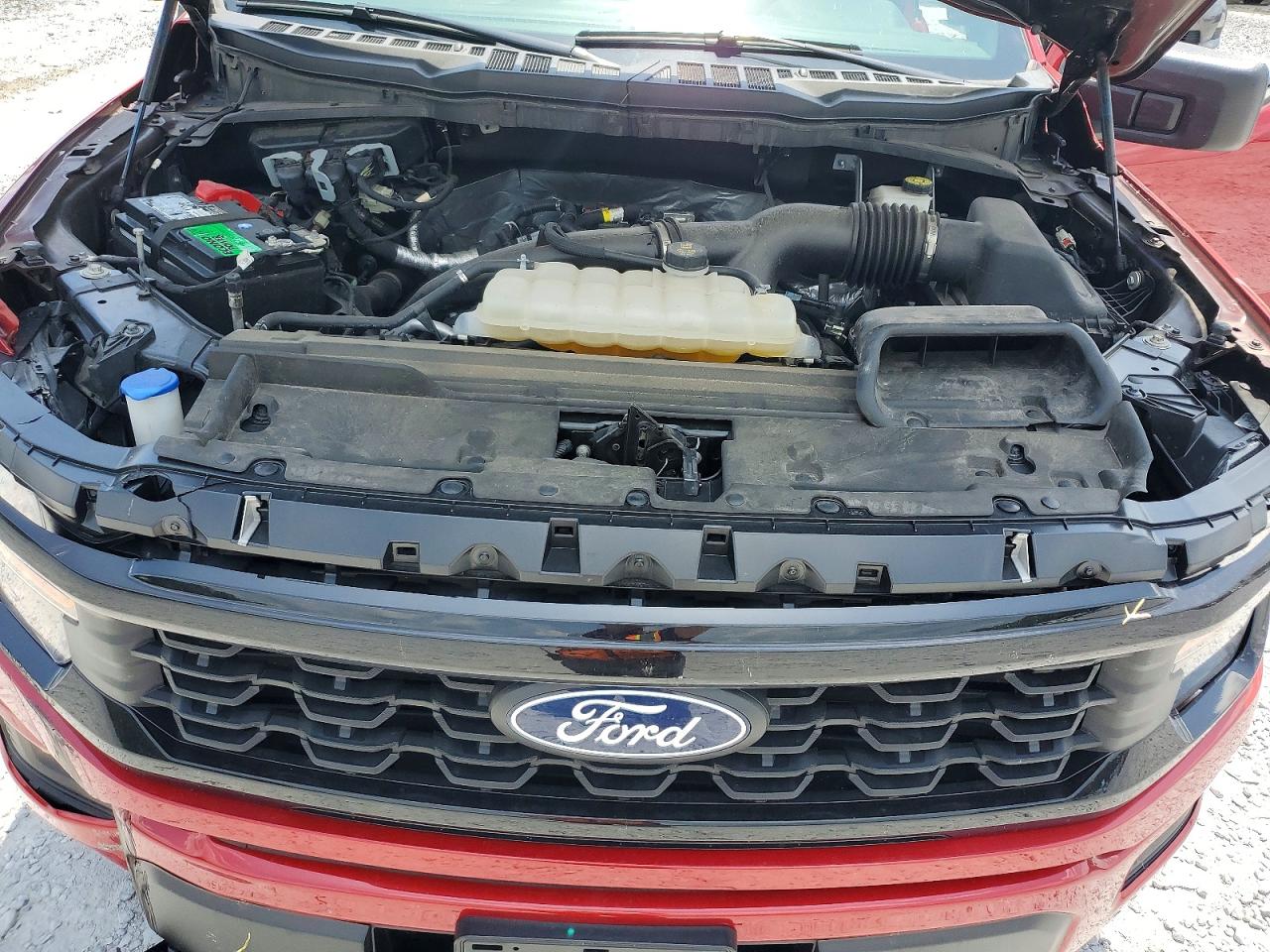 2024 Ford F150 Stx Red vin: 1FTEX2LP3RKE58963