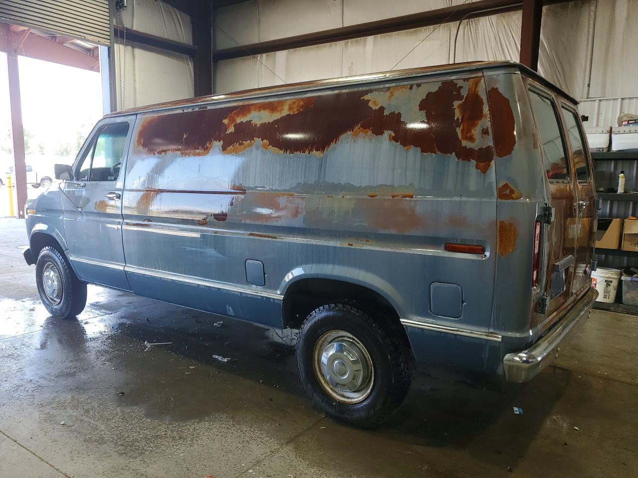 1989 Ford Econoline E250 Van Синий vin: 1FTFE24H8KHC29408