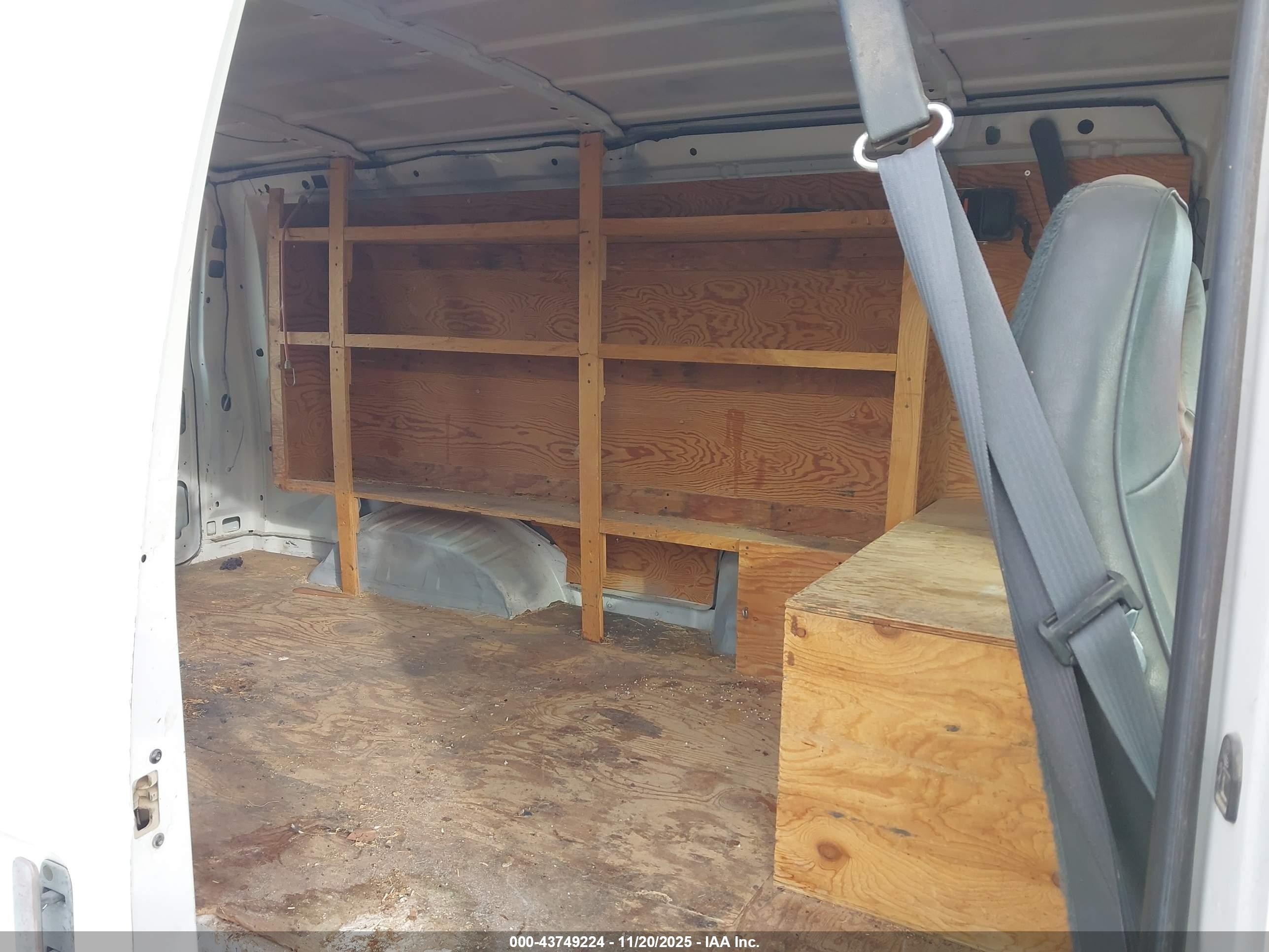 1996 Ford Econoline E250 Van White vin: 1FTFE24Y4THA02282