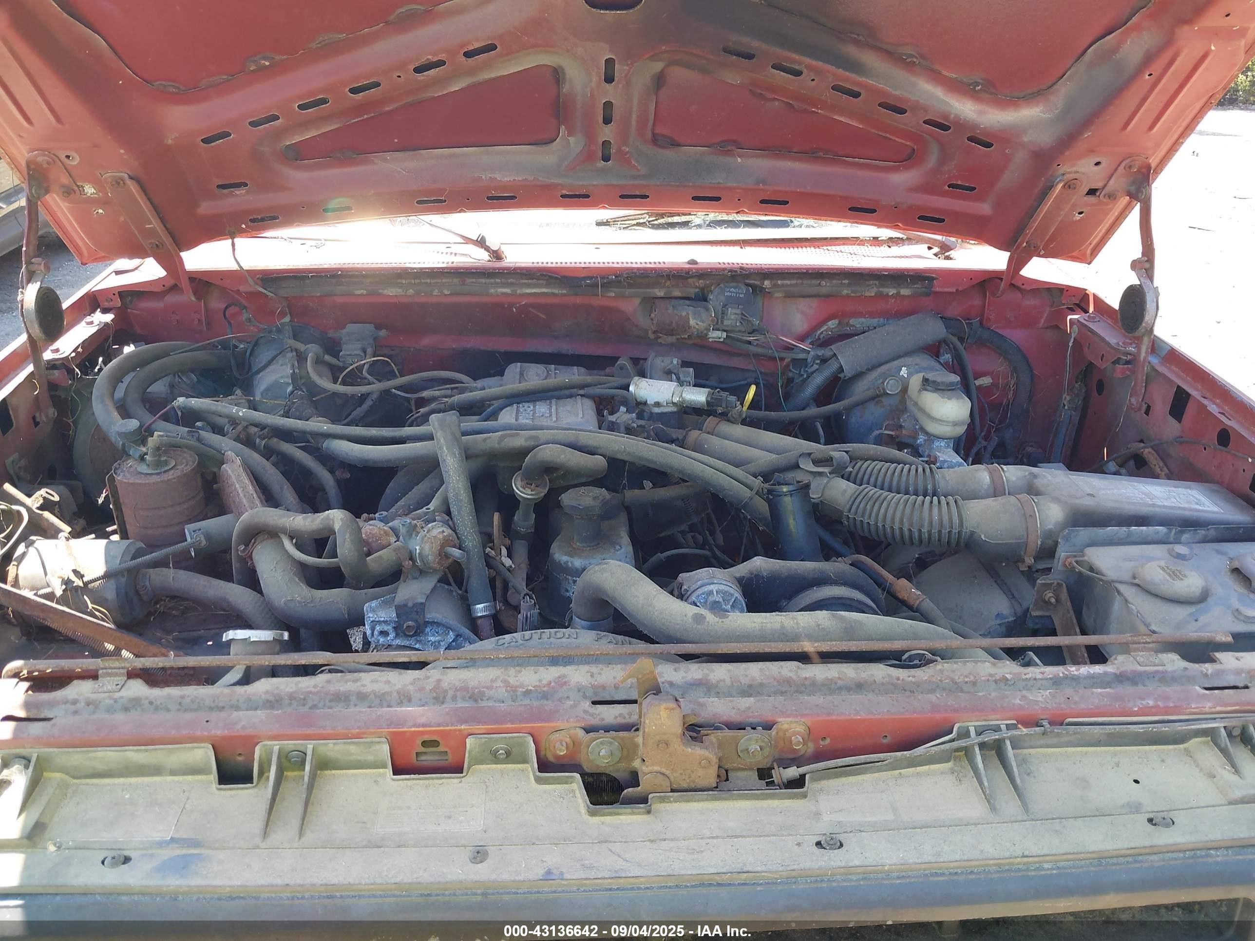 1987 Ford F250   Red vin: 1FTFF25Y3HNA00401