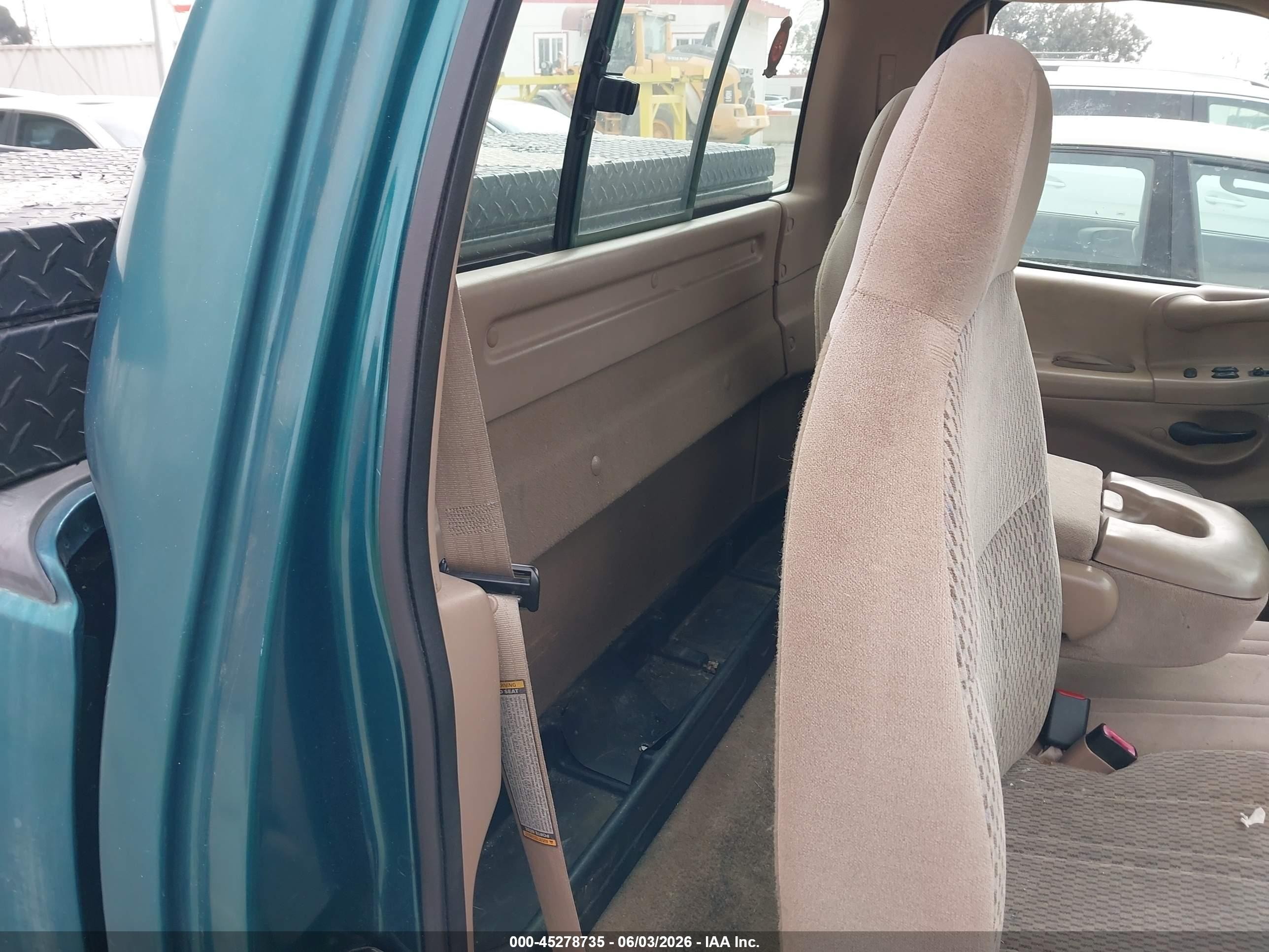 1997 Ford F-250 Lariat/standard/xl/xlt Green vin: 1FTFF2769VNC60552