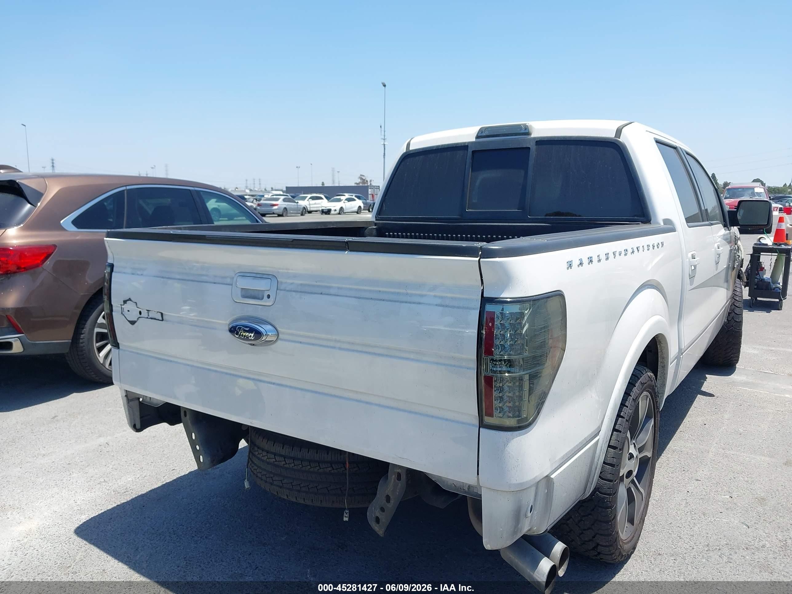 2012 Ford F-150 Harley-davidson White vin: 1FTFW1C62CFB43323