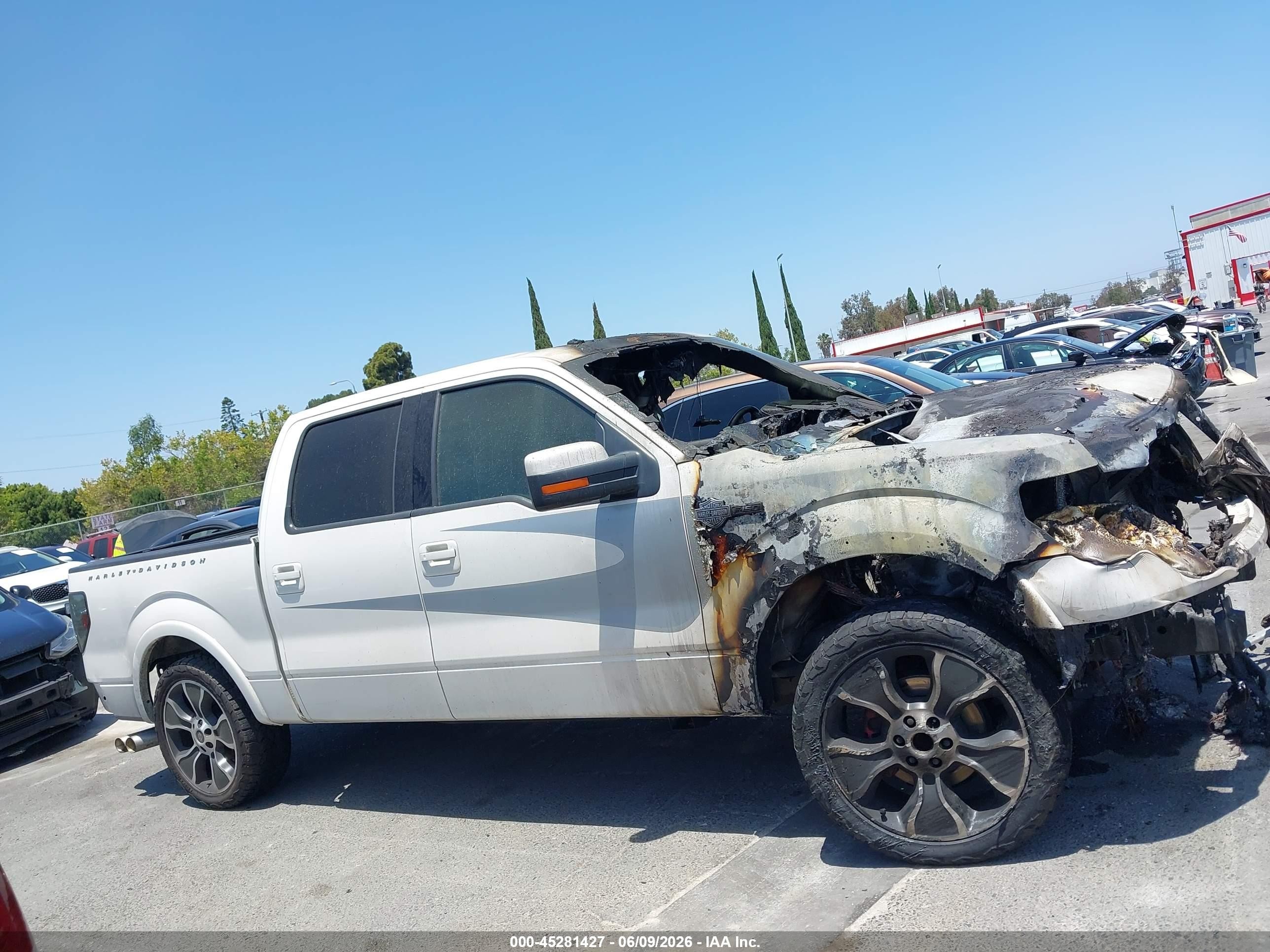 2012 Ford F-150 Harley-davidson White vin: 1FTFW1C62CFB43323
