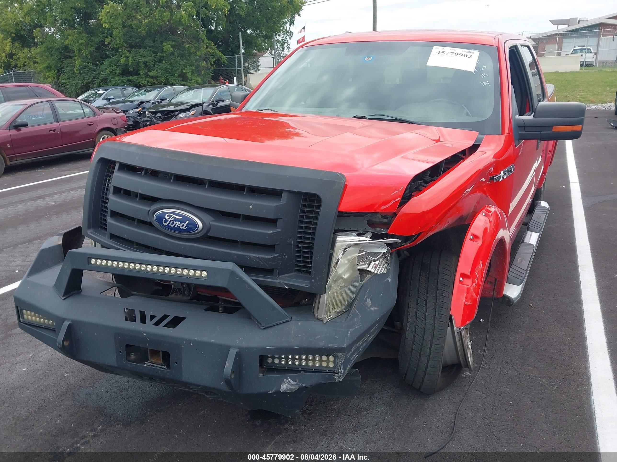 2011 Ford F-150 Xlt Red vin: 1FTFW1CF0BFA19825