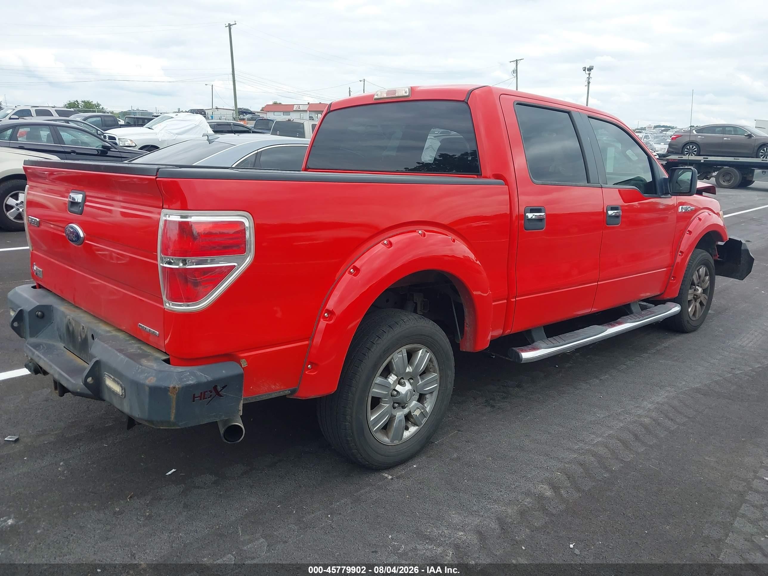 2011 Ford F-150 Xlt Red vin: 1FTFW1CF0BFA19825